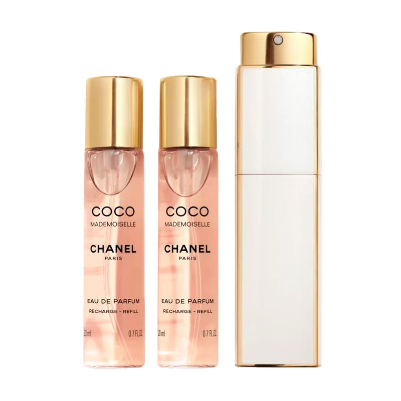 Chanel Coco Mademoiselle Парфумована вода жіноча, 3*20 мл (змінні блоки, з футляром)