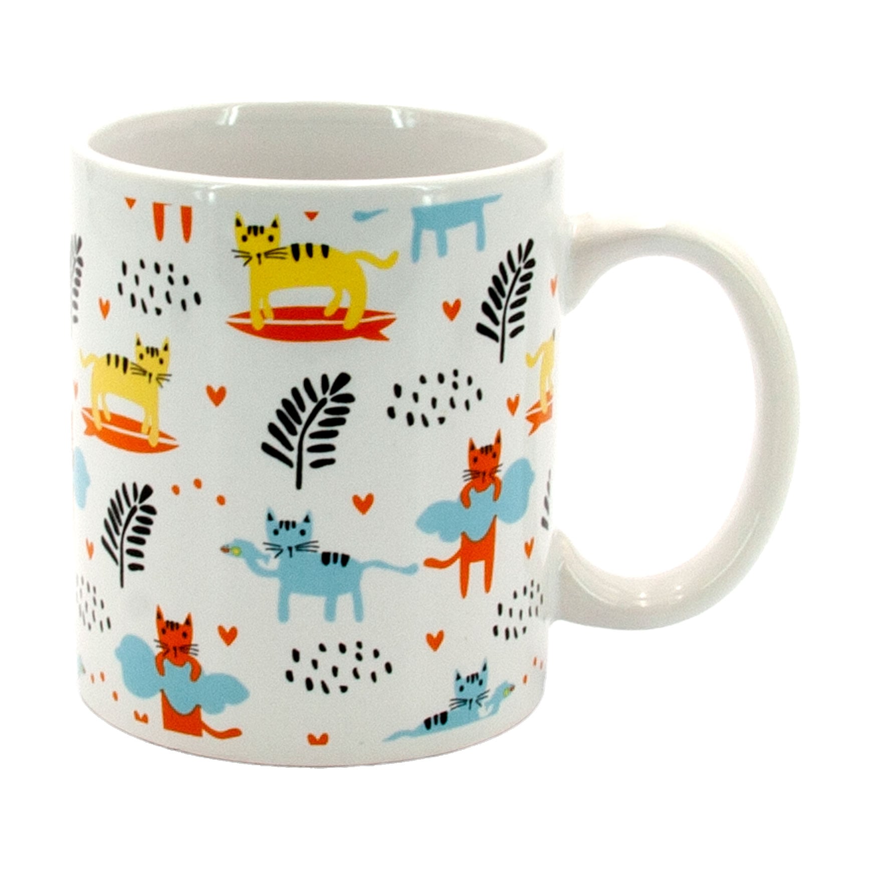 Чашка Milika Cute Mug Cats керамічна, 360 мл (M0420-Zibo8Cats)