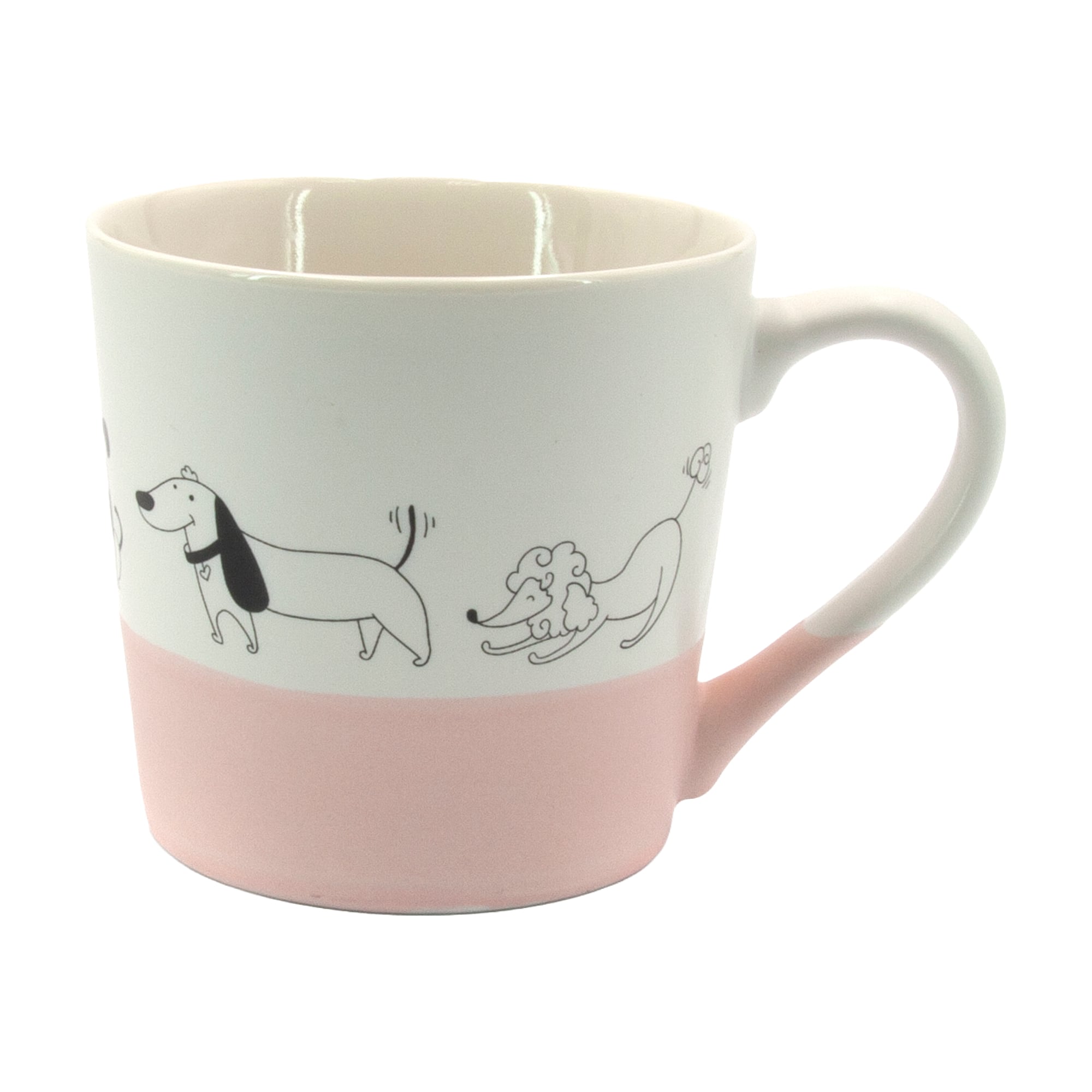 Чашка Milika Fawnera Dogs Pink, 390 мл (M0520-B357-G3357D)