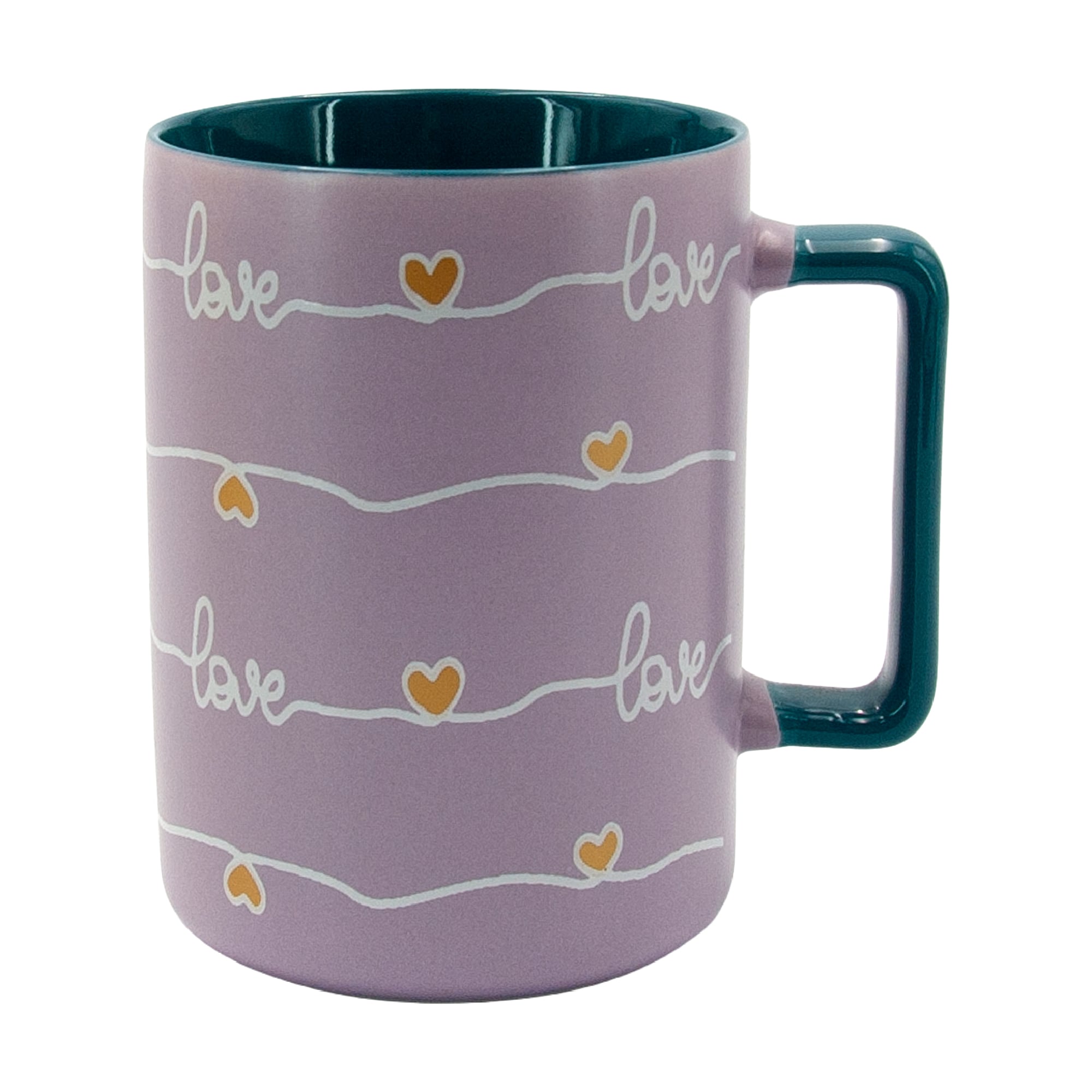 Чашка Milika Heartbeat Purple, 400 мл (M0520-RX-N250519Purple)