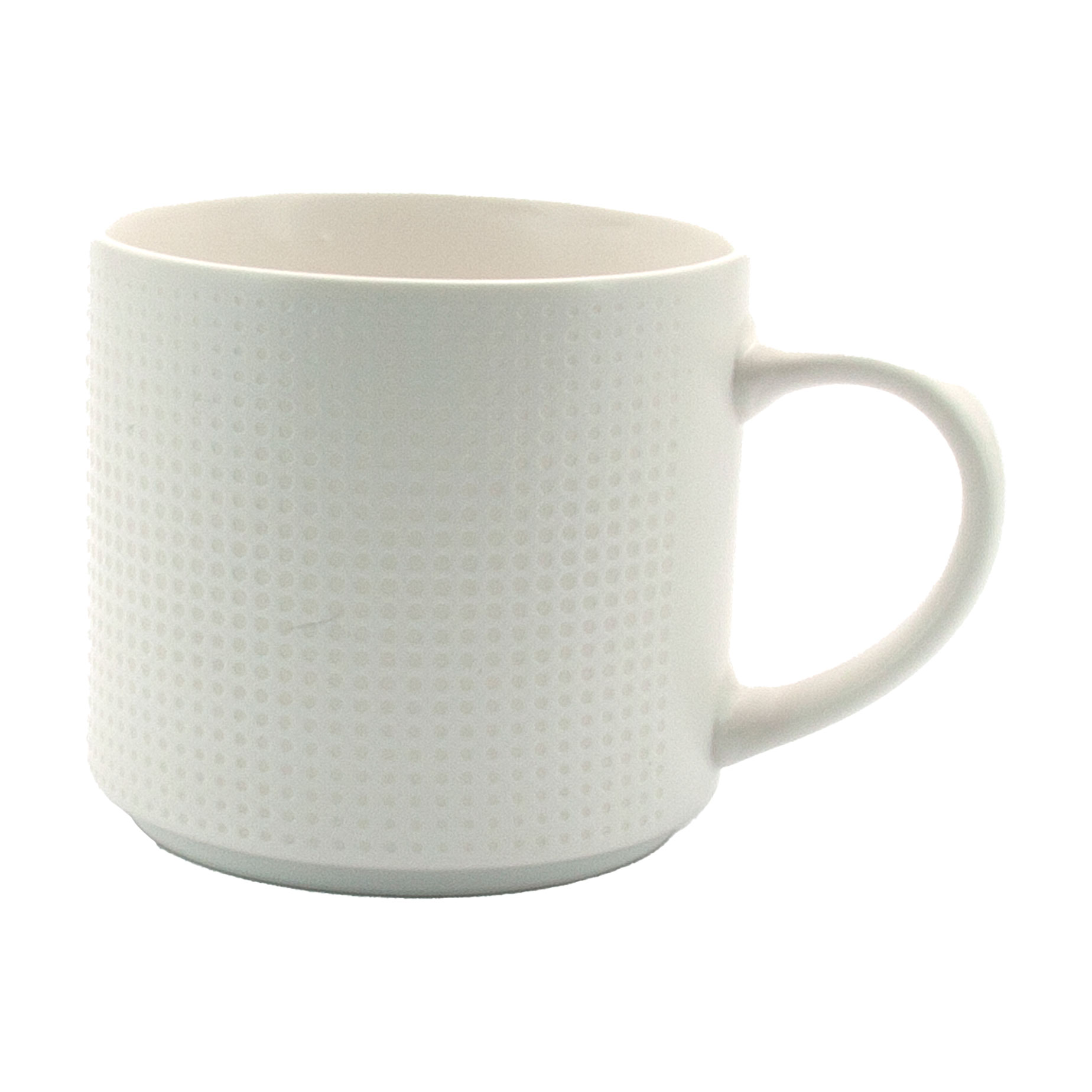 Чашка Milika Lunetta Dots White порцеляна, 470 мл (M0520-GB228-T4009-1D)