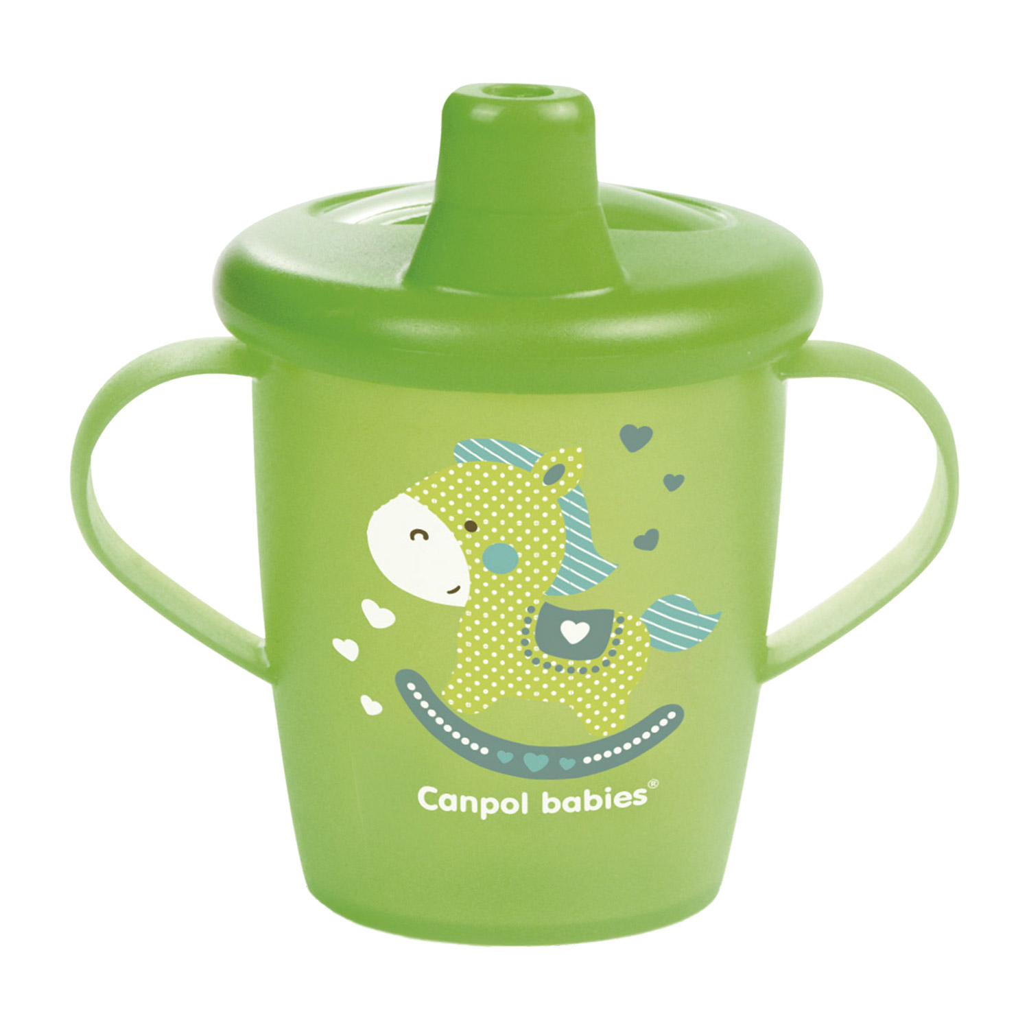 Чашка-непроливайка Canpol Babies Toys, зелена, 250 мл (31/200_gre)