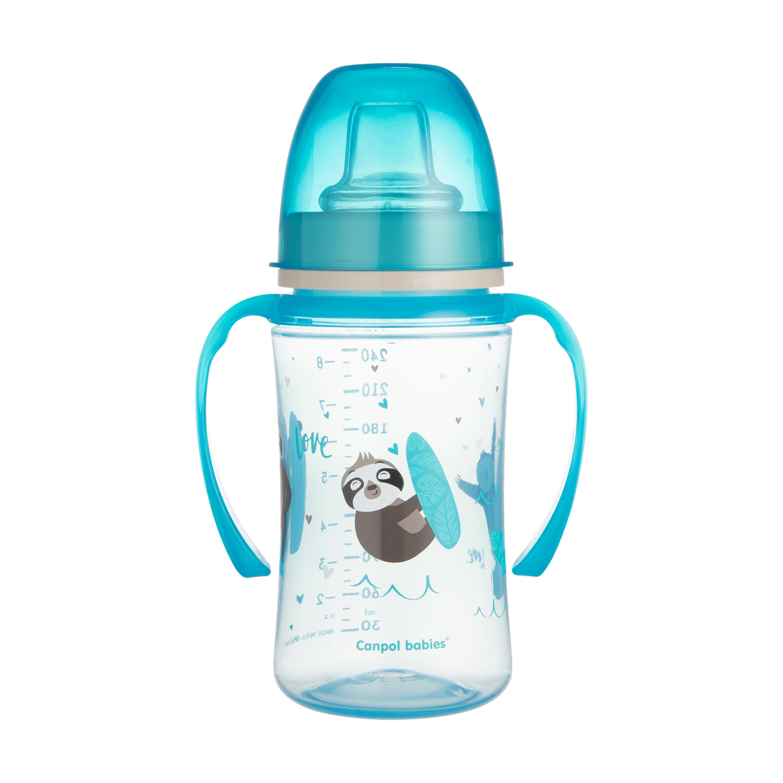 Чашка тренувальна Canpol Babies EasyStart Sweet Fun, синя, 240 мл (35/208_blu)