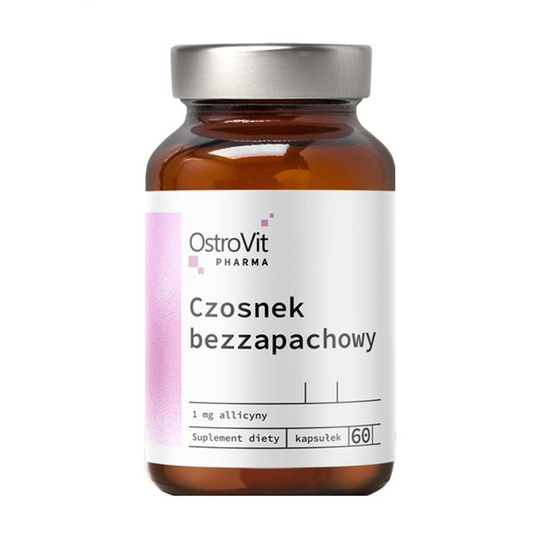 Часник OstroVit Pharma Garlic, 60 капсул