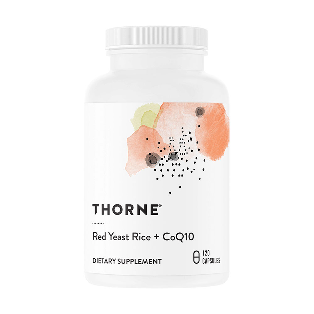 Червоний дріжджовий рис з коензимом Q10 Thorne Research Red Yeast Rice + CoQ10, 120 капсул