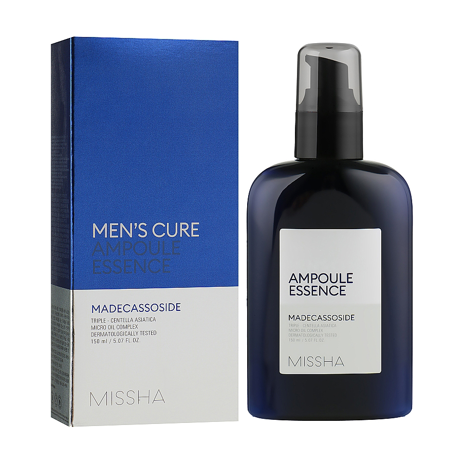 Чоловіча ампульна есенція для обличчя Missha Men's Cure Ampoule Essence, 150 мл