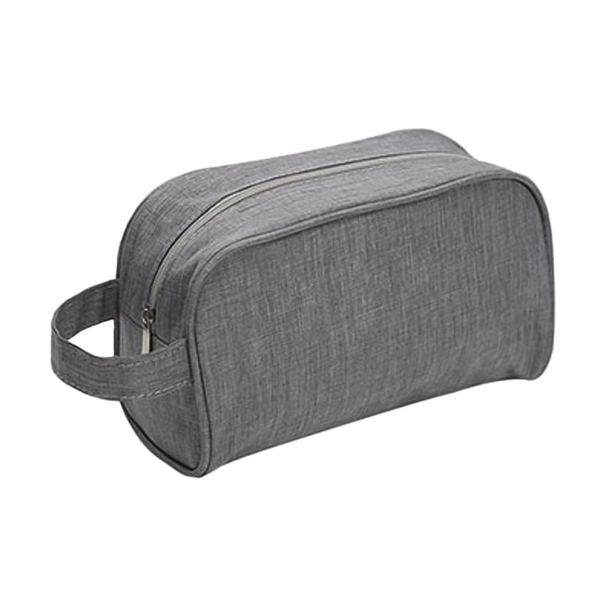 Чоловіча дорожна косметичка Cosmo Shop з ручкою, 23*14*11 см, сіра, 1 шт (LX-024G)