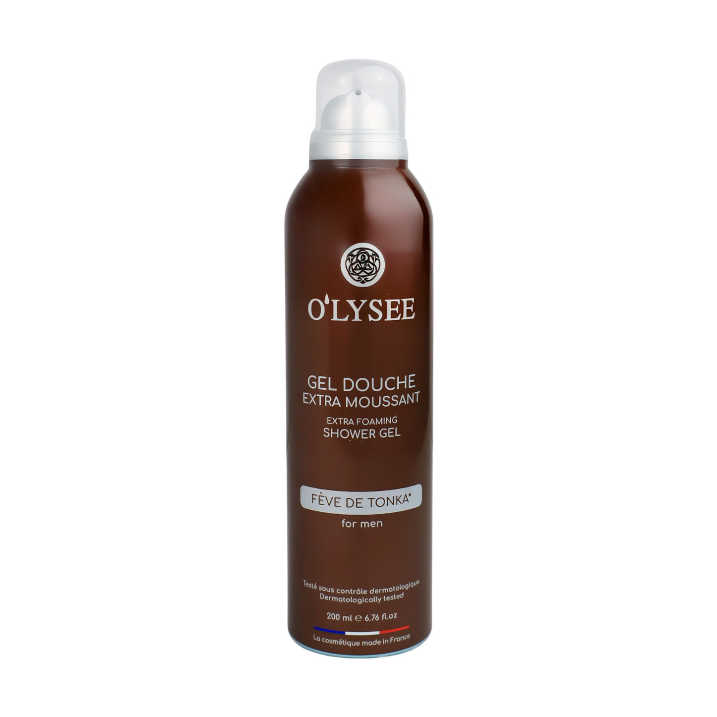 Чоловіча гель-піна для душу O'LYSEE Feve de Tonka Extra Foaming Shower Gel, 200 мл