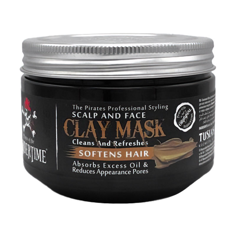 Чоловіча глиняна маска для обличчя Barbertime Clay Mask, 450 мл