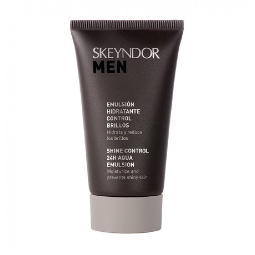 Чоловіча зволожувальна емульсія для обличчя Skeyndor Men Shine Control 24H Aqua Emulsion Контроль блиску 24 години, 50 мл