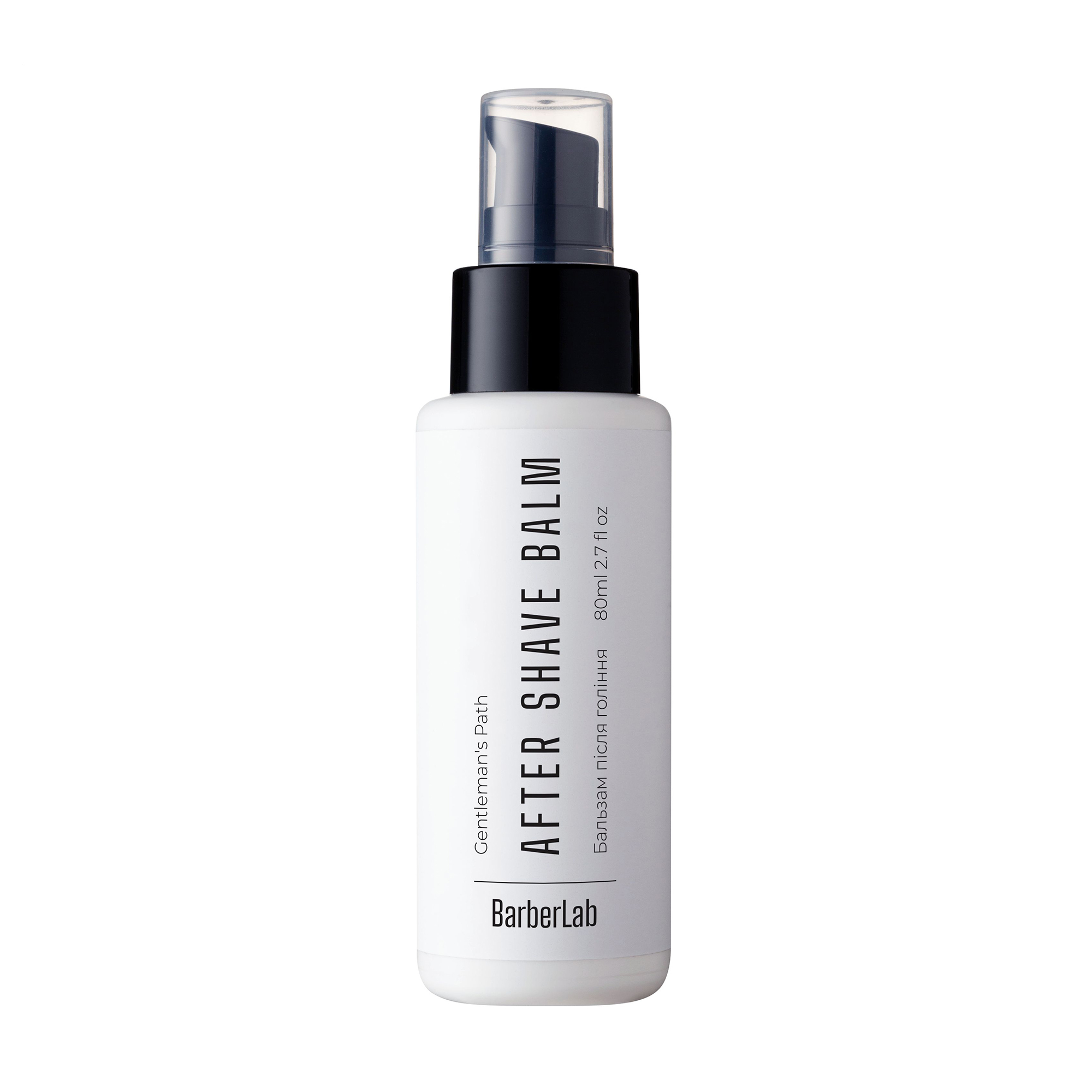 Чоловічий бальзам після гоління BarberLab Gentleman's Path After Shave Balm з ментолом та алое вера, 80 мл