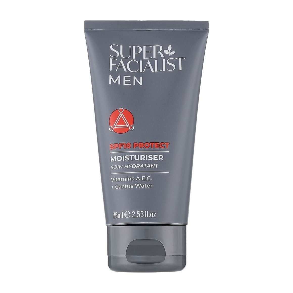 Чоловічий денний крем для обличчя Super Facialist Men Protect Moisturiser SPF 10, 75 мл