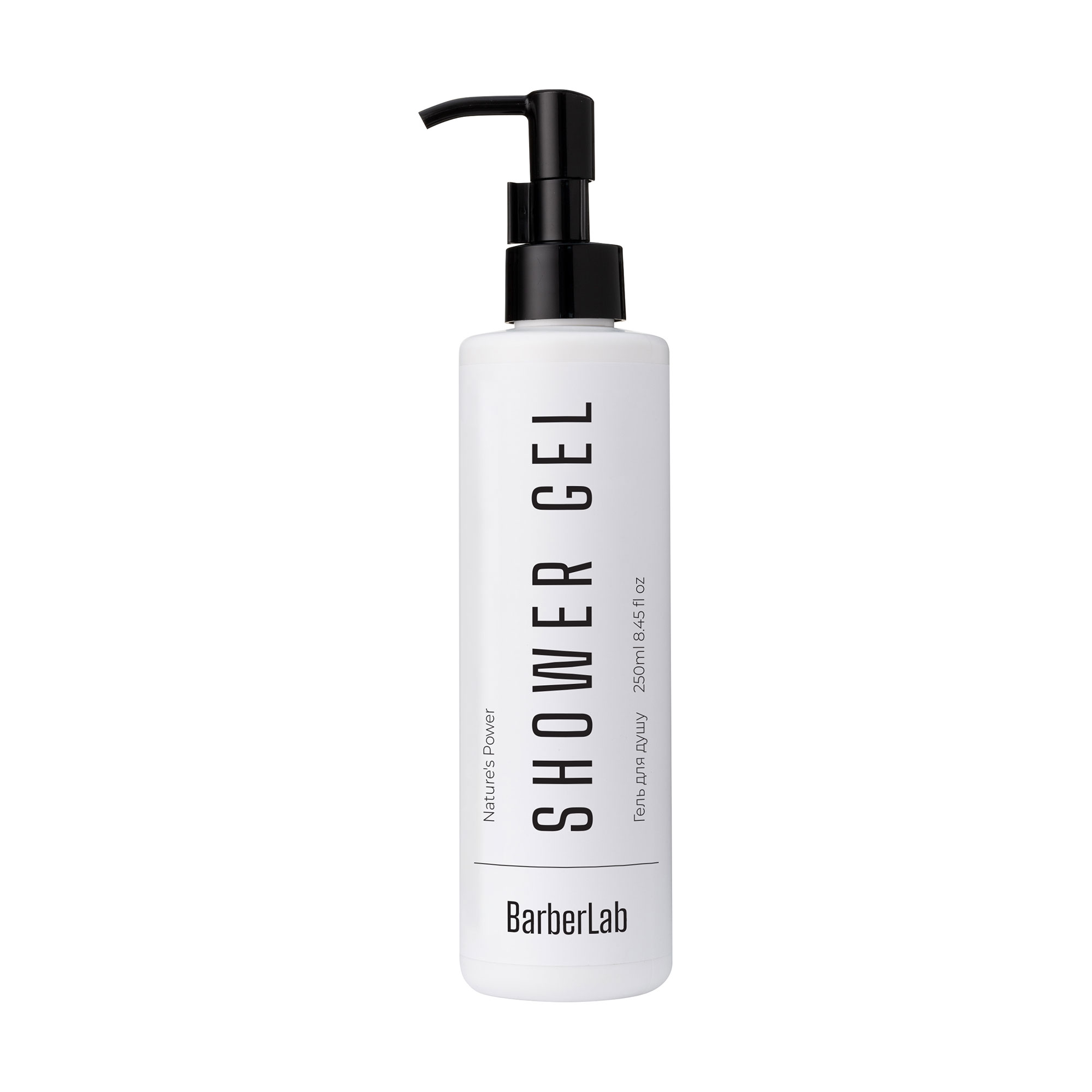 Чоловічий гель для душу BarberLab Nature's Power Shower Gel зі сріблом та молочною кислотою, 250 мл