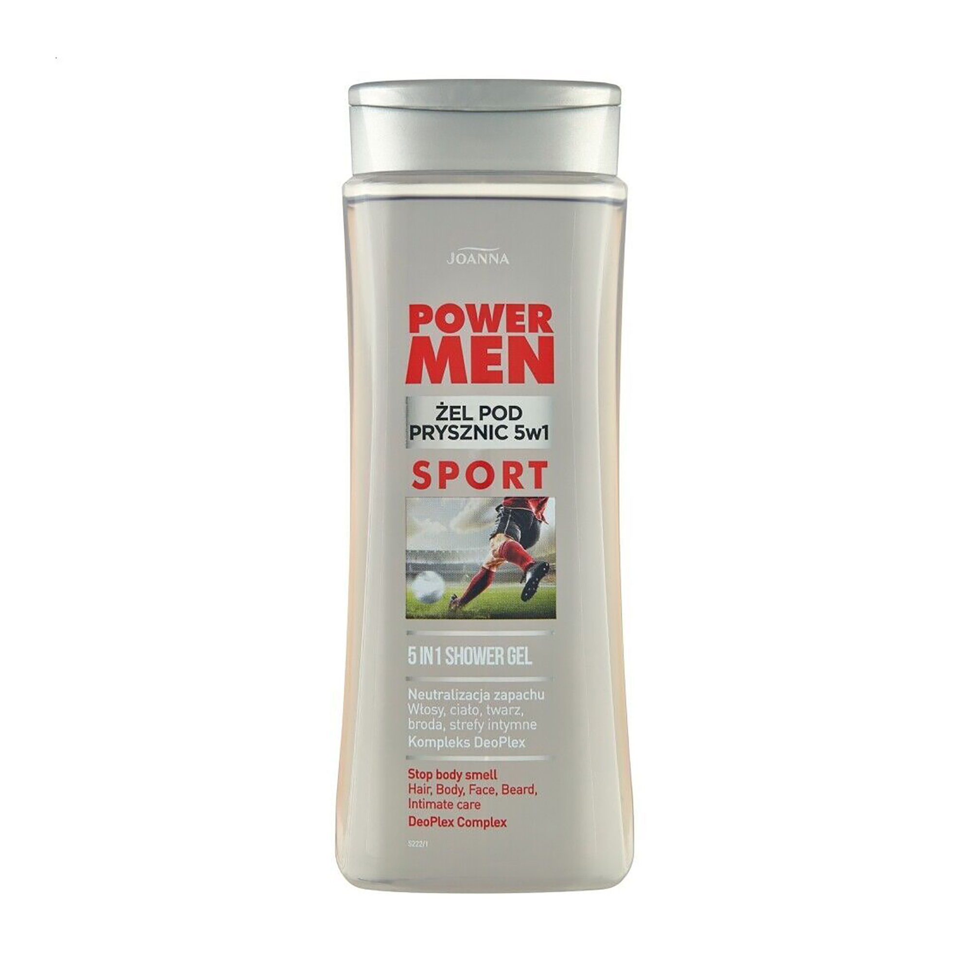 Чоловічий гель для душу Joanna Power Men Sport 5 In 1 Shower Gel, 300 мл