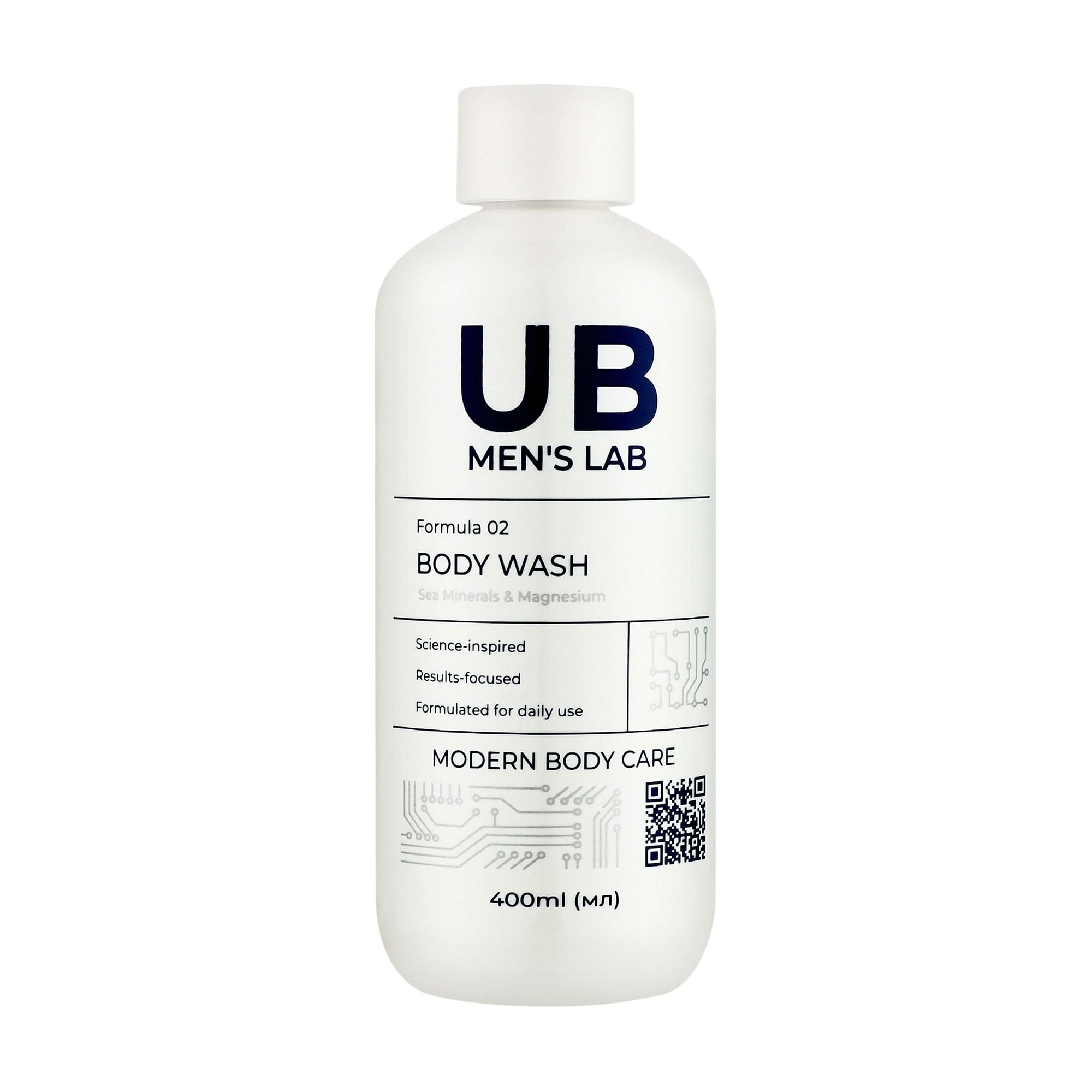 Чоловічий гель для душу Vesna Ubrave Men's Lab Formula 02 Body Wash, 400 мл