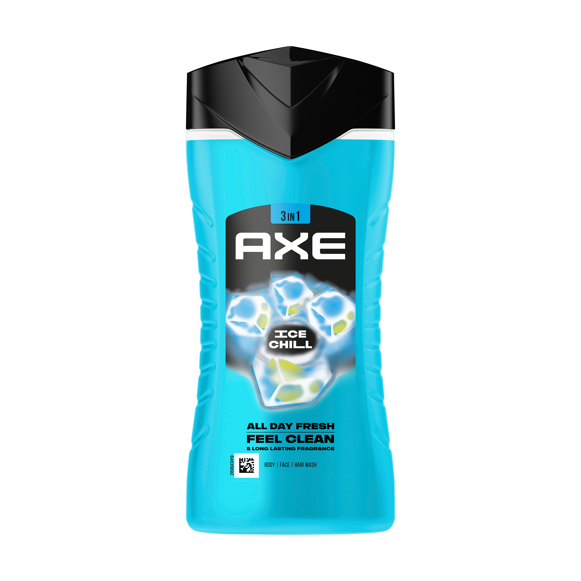 Чоловічий гель для тіла, обличчя та волосся Axe Ice Chill 3 In 1, 250 мл