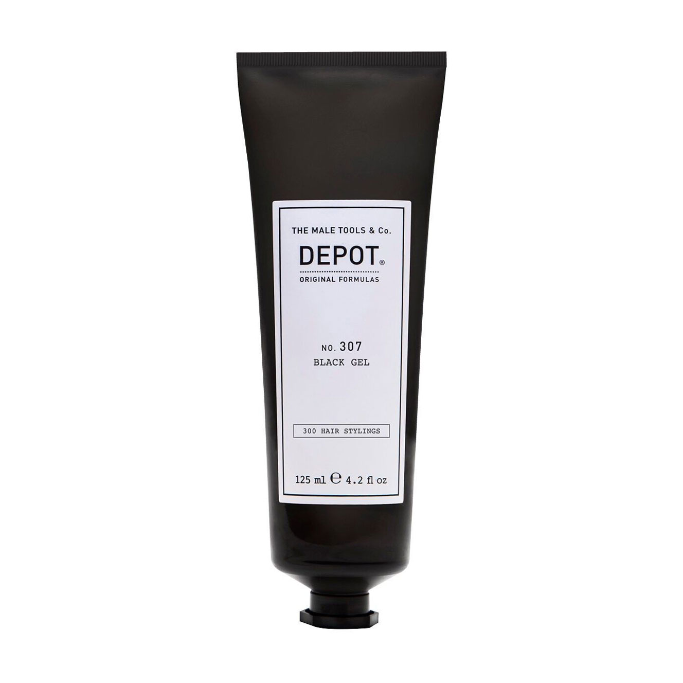 Чоловічий гель-камуфляж для сивини Depot 307 Black Gel, 125 мл