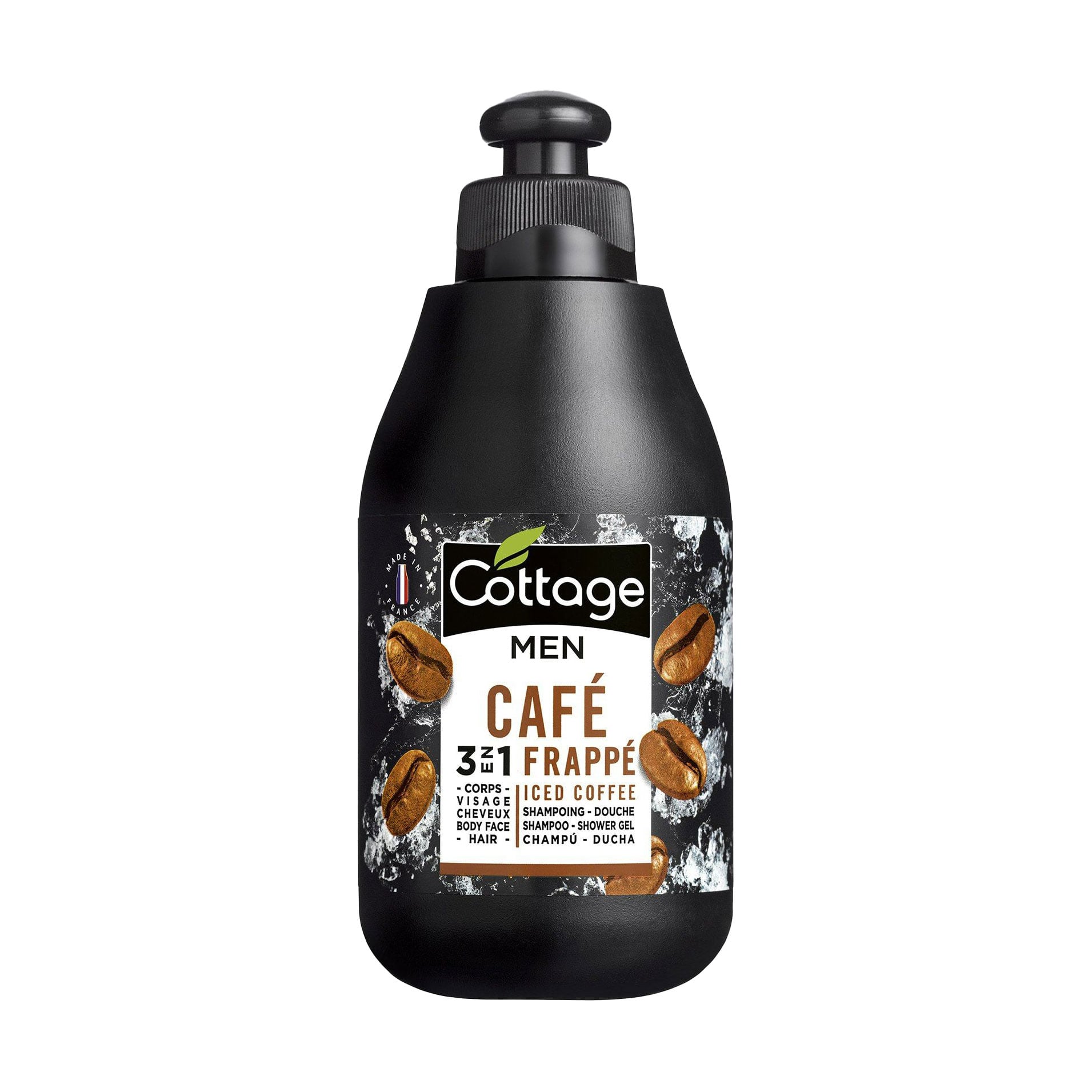 Чоловічий гель-шампунь для душу 3 в 1 Cottage Men Shampoo-Shower Gel, Iced Coffee, 250 мл