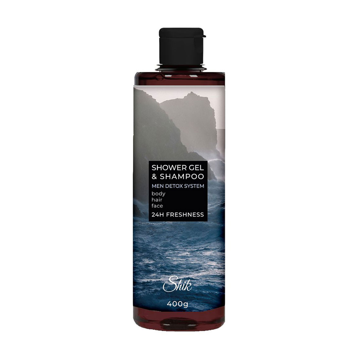 Чоловічий гель-шампунь для душу та волосся Shik Men Detox System Shower Gel &amp; Shampoo, 400 г