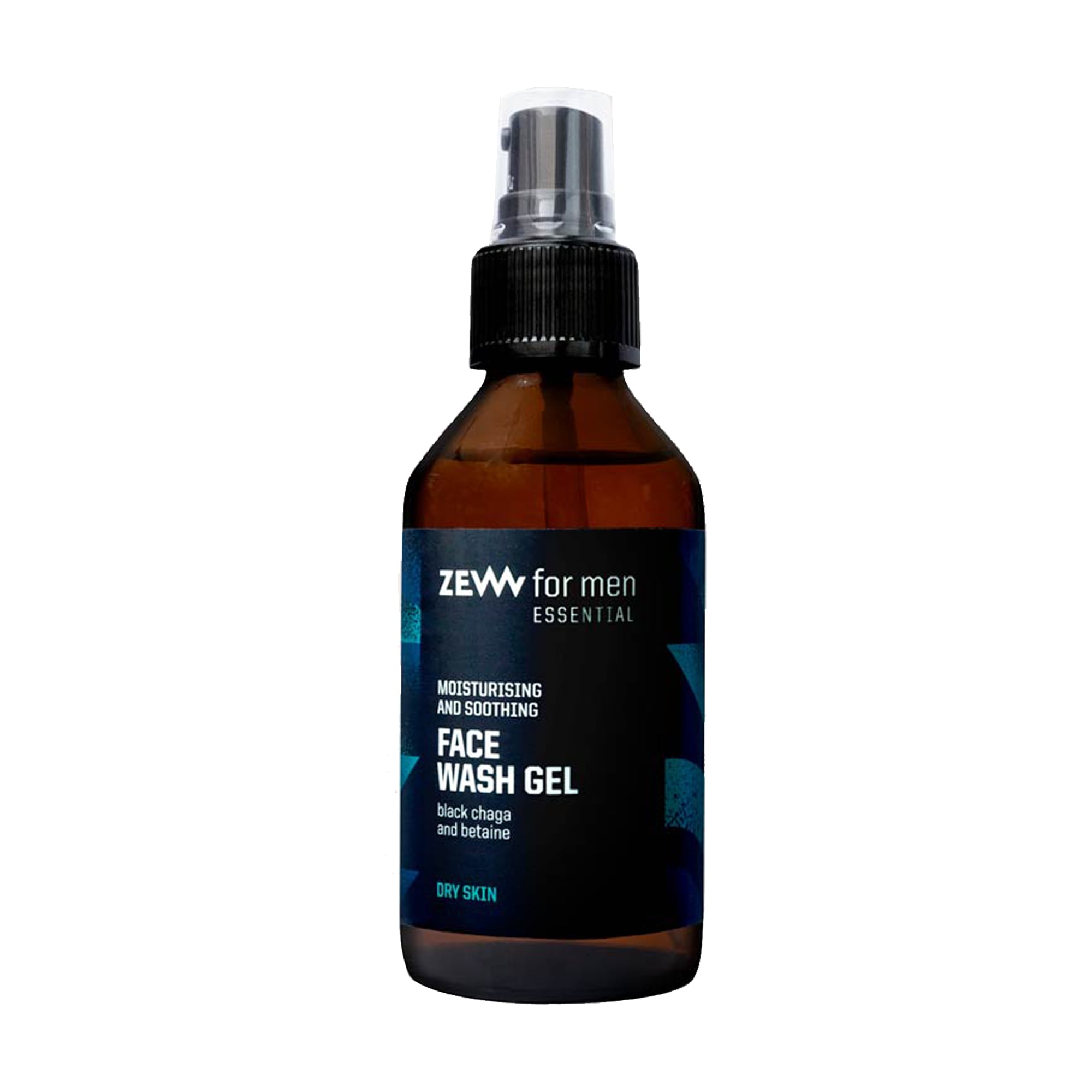Чоловічий гель ZEW for Men Moisturising and Soothing Face Wash Gel для вмивання сухої шкіри обличчя, 100 мл