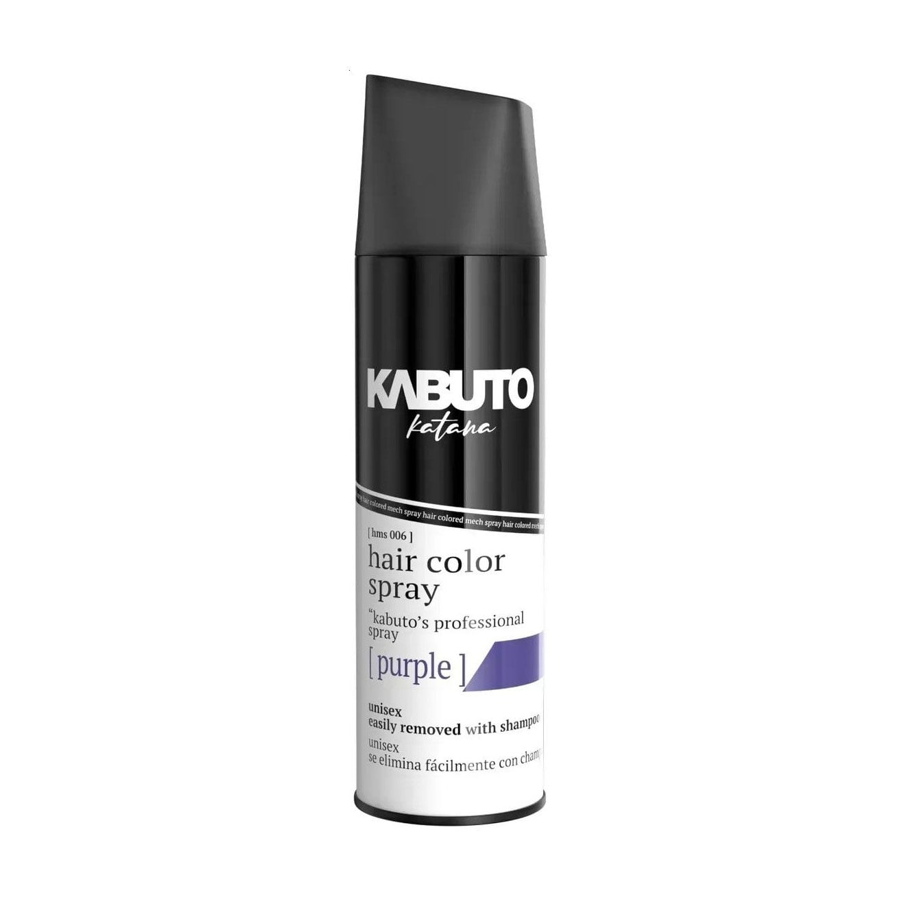 Чоловічий камуфлювальний спрей для волосся Kabuto Katana Hair Color Spray, Purple, 150 мл