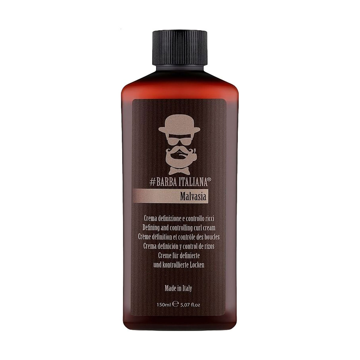 Чоловічий крем для моделювання та контролю кучерів Barba Italiana Malvasia Defining and Controlling Curl Cream, 150 мл