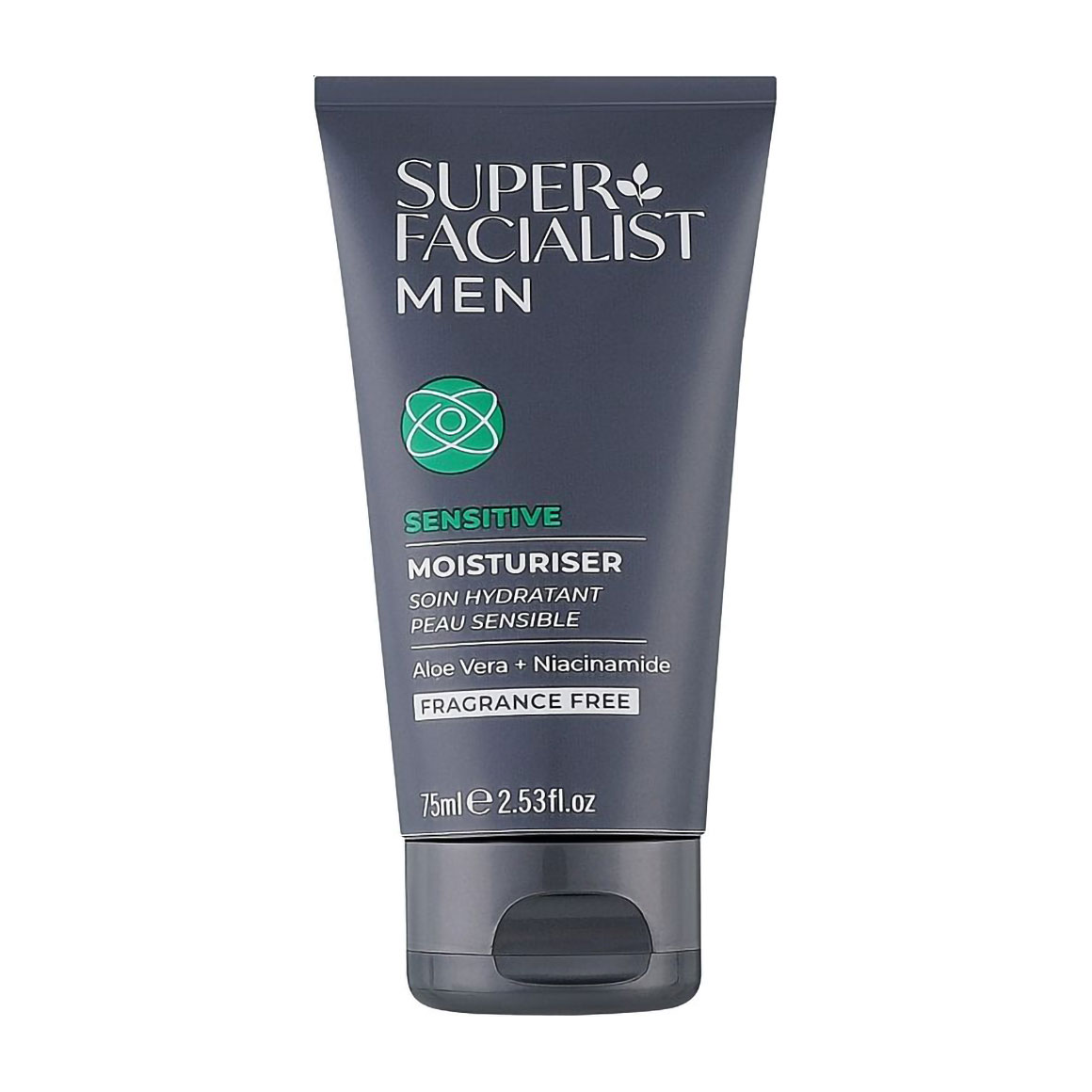 Чоловічий крем Super Facialist Super Facialist Men Sensitive Moisturiser для чутливої шкіри обличчя, 75 мл