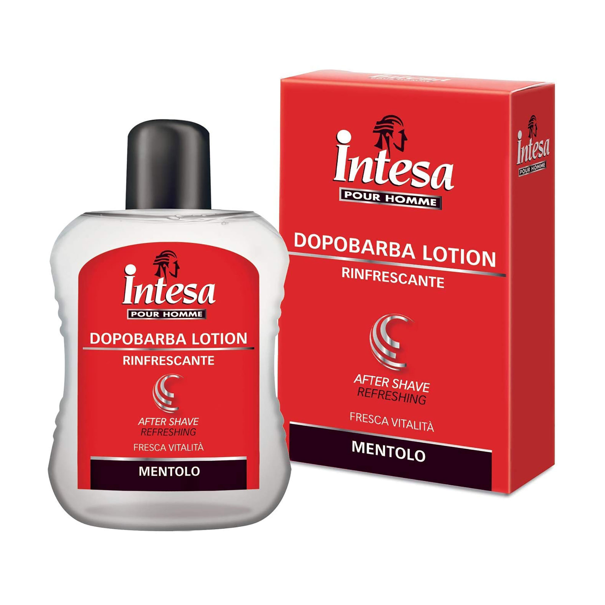 Чоловічий лосьйон після гоління Intesa Pour Homme Dopobarba Lotion Rinfrescante After Shave освіжальний, з ментолом, 100 мл