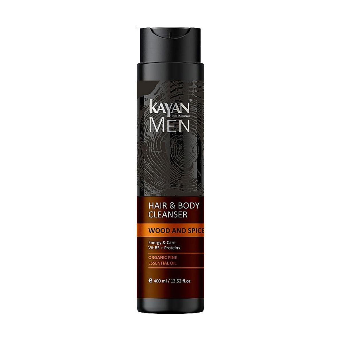 Чоловічий очищувальний гель для волосся та тіла 2 в 1 Kayan Professional Men Hair &amp; Body Cleanser, 400 мл
