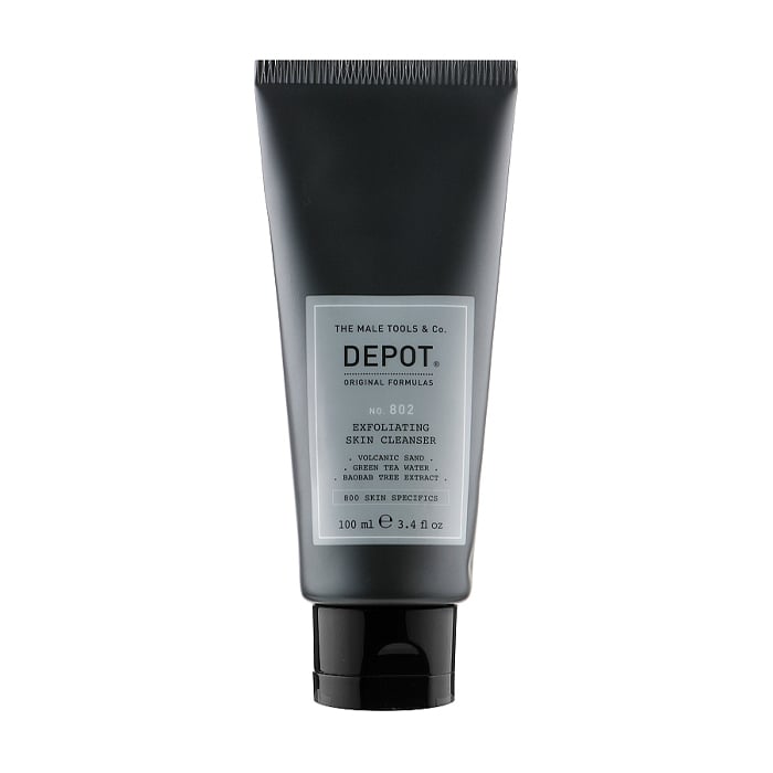 Чоловічий очищувальний засіб для обличчя та шиї Depot 802 Exfoliating Skin Cleanser, 100 мл