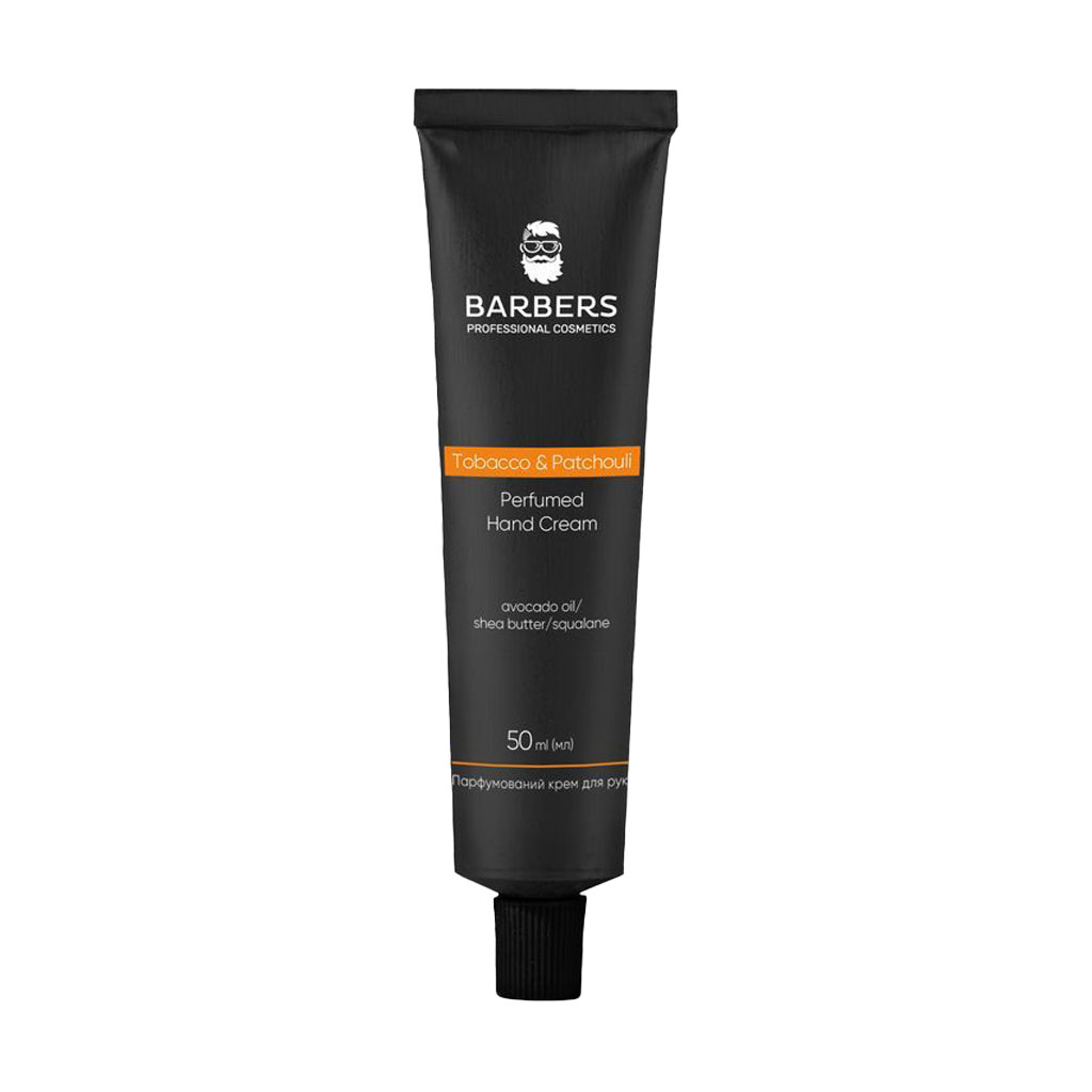 Чоловічий парфумований крем для рук Barbers Tobacco &amp; Patchouli Perfumed Hand Cream, 50 мл