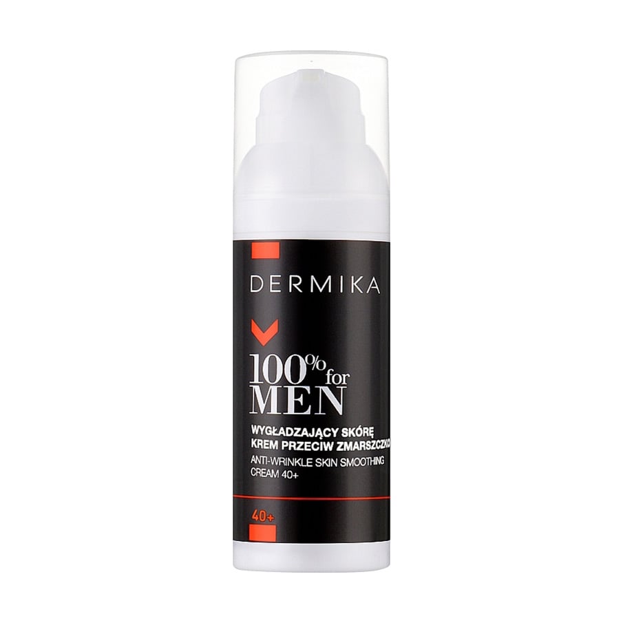 Чоловічий розгладжувальний крем для обличчя Dermika Anti-Wrinkle Skin Smoothing Cream 40+, проти зморщок, 50 мл