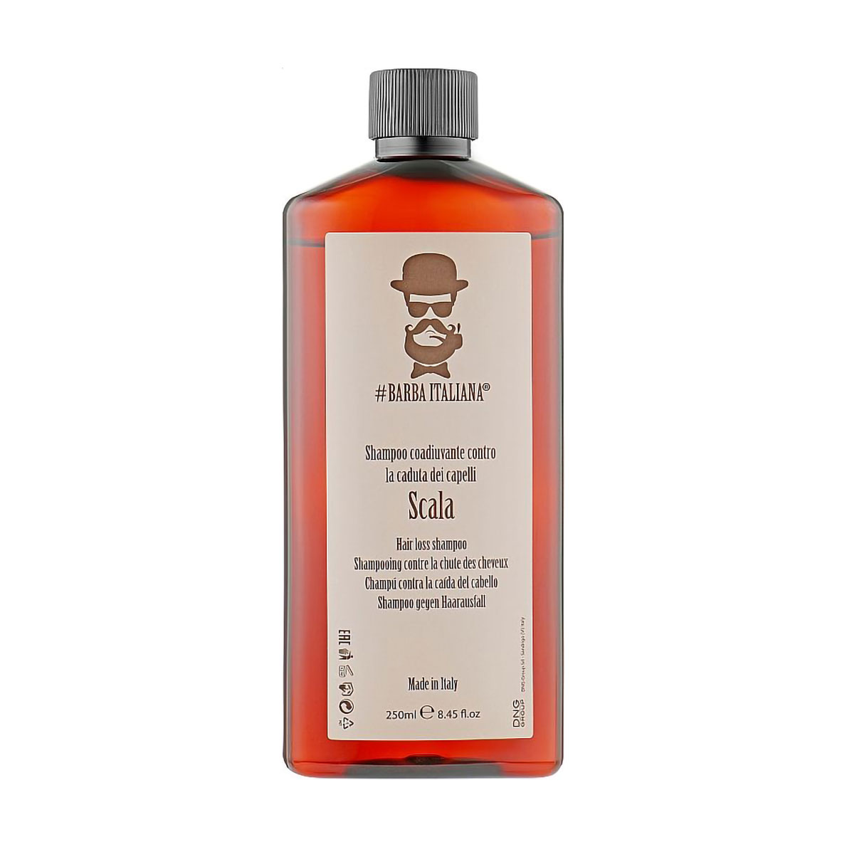 Чоловічий шампунь Barba Italiana Scala Hair Loss Shampoo проти випадіння волосся, 250 мл