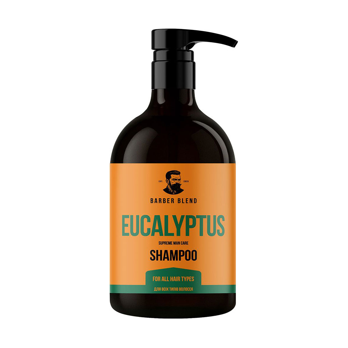 Чоловічий шампунь Barber Blend Eucalyptus Shampoo для всіх типів волосся, 500 мл