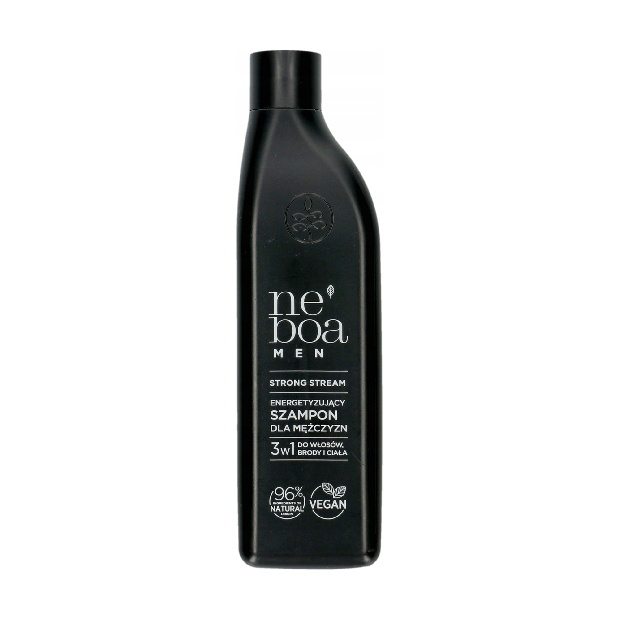 Чоловічий шампунь для волосся, бороди та тіла Neboa Men Strong Stream Energising Shampoo 3 In 1, 300 мл