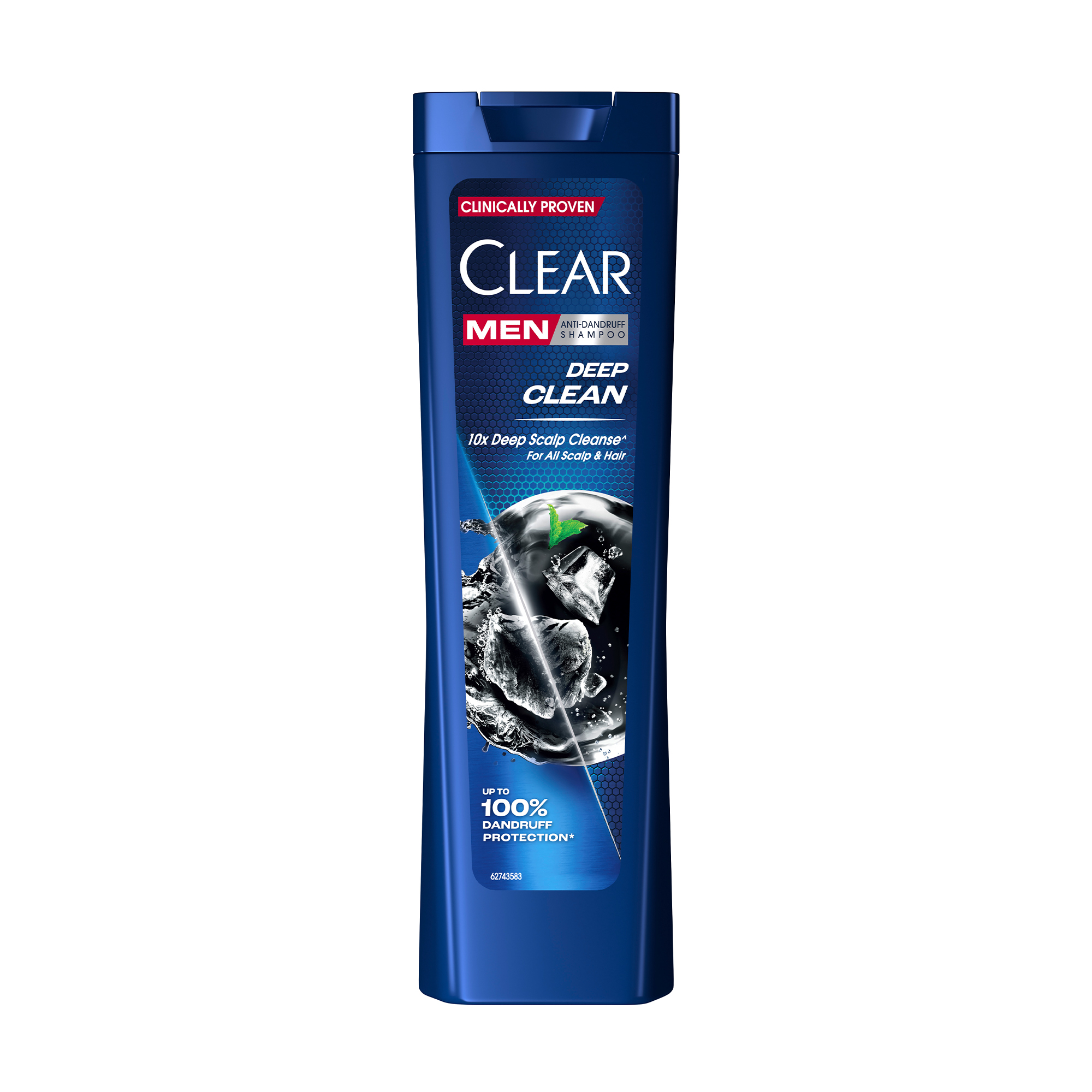 Чоловічий шампунь для волосся Clear Men 2 в 1 Глибоке очищення, проти лупи, 225 мл