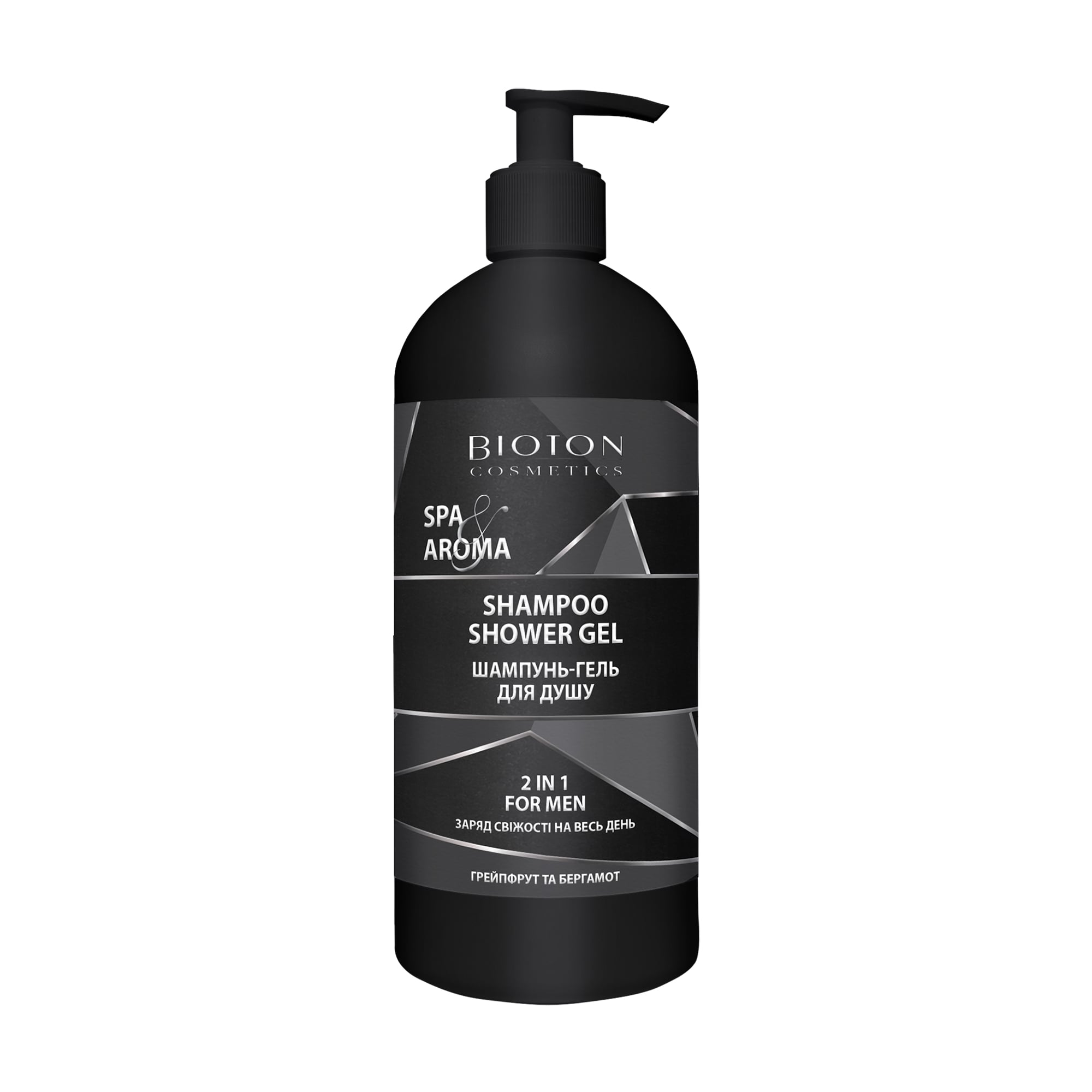 Чоловічий шампунь-гель для душу 2 в 1 Bioton Cosmetics Spa Aroma Men Shampoo Shower Gel, 750 мл