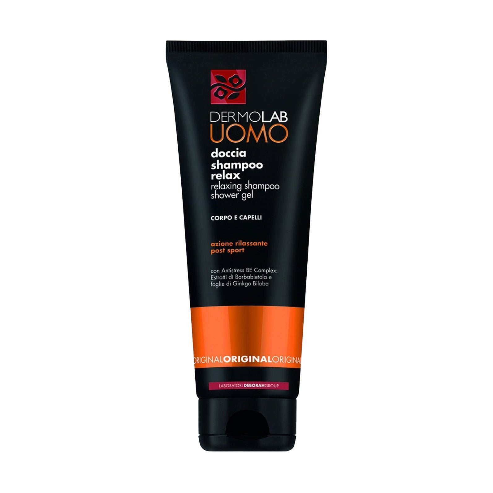 Чоловічий шампунь-гель для душу Dermolab Uomo Relaxing Shampoo Shower Gel, 250 мл