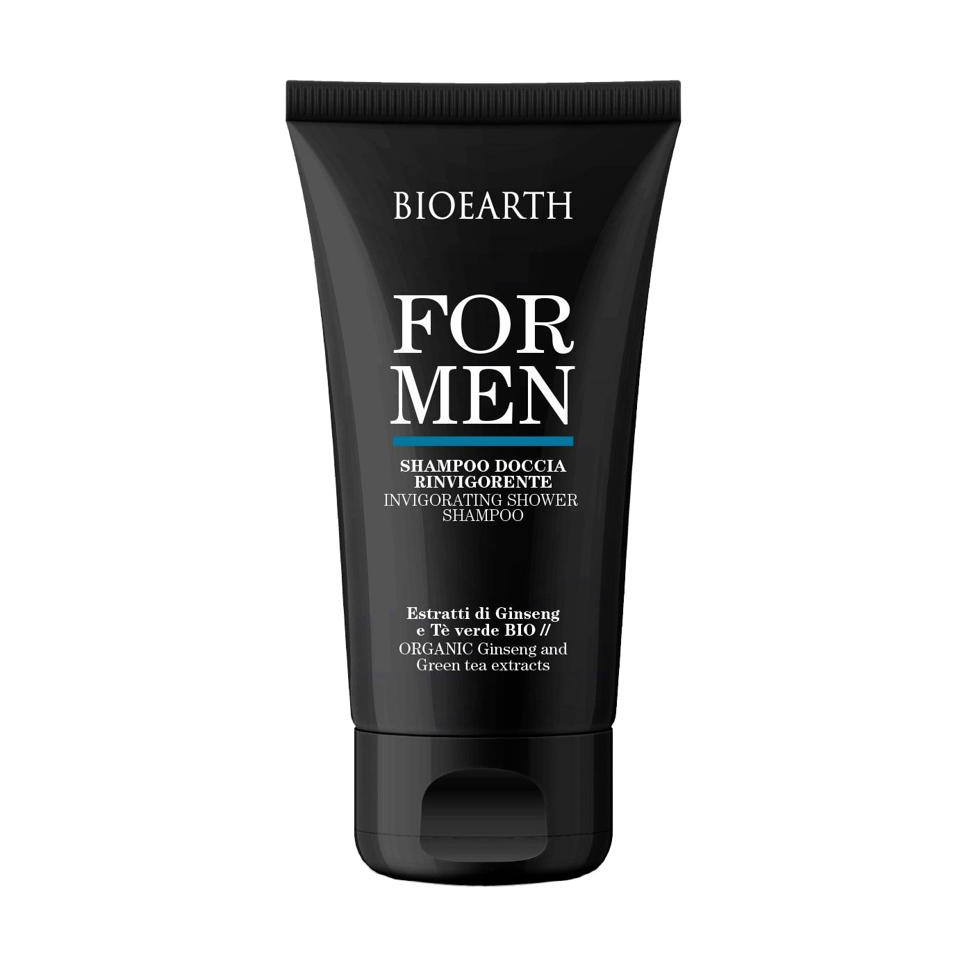 Чоловічий шампунь-гель для волосся та тіла Bioearth For Men Invigorating Shower Shampoo, 200 мл
