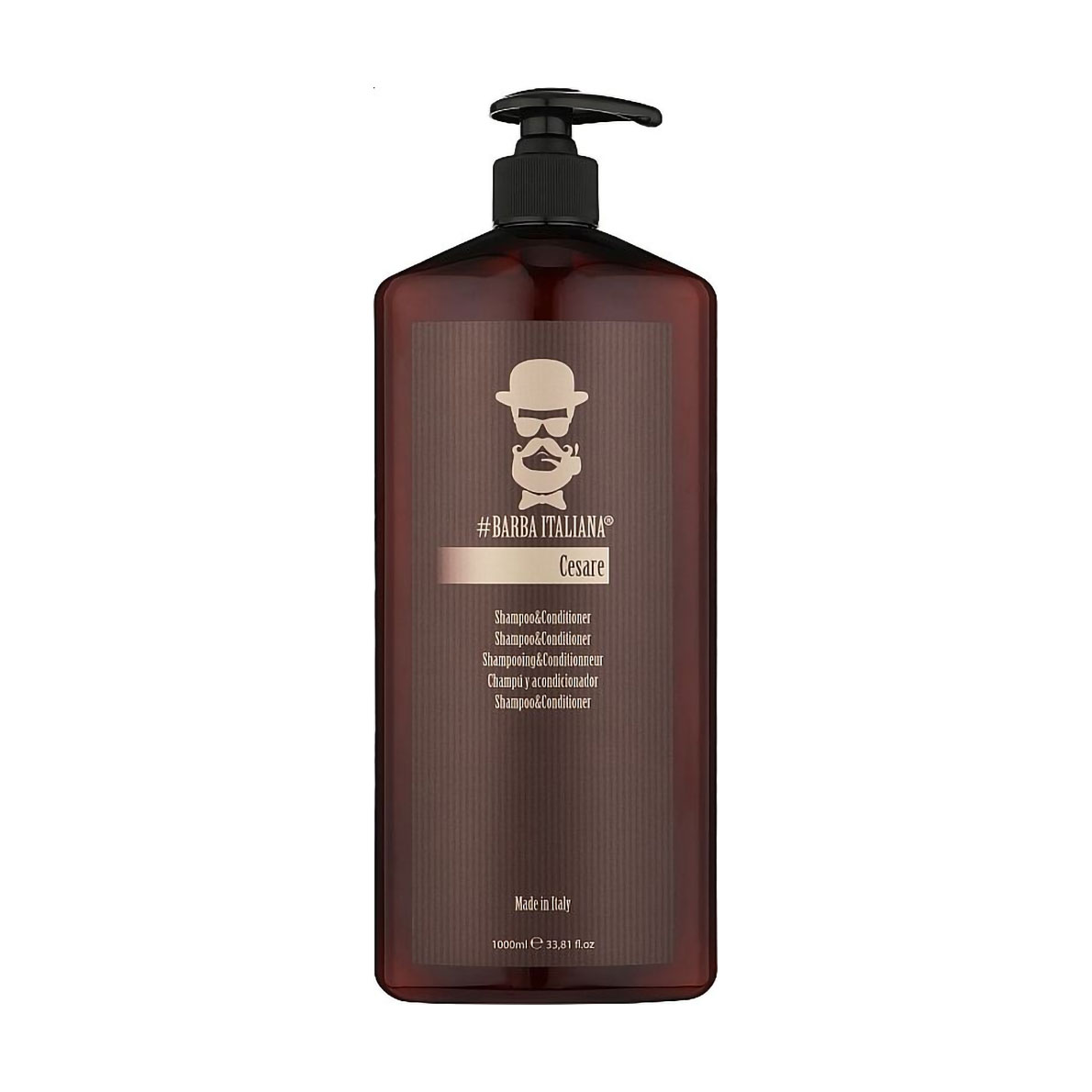 Чоловічий шампунь-кондиціонер 2 в 1 Barba Italiana Shampoo &amp; Conditioner Cesare, 1 л