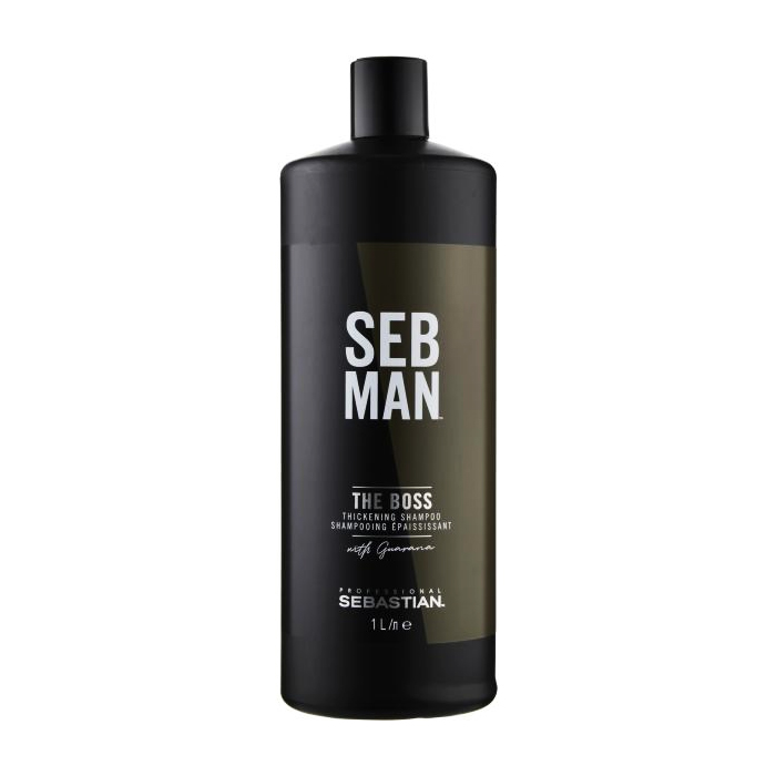 Чоловічий шампунь Sebastian Professional Seb Man The Boss Thickening Shampoo для об'єму тонкого волосся, 1 л
