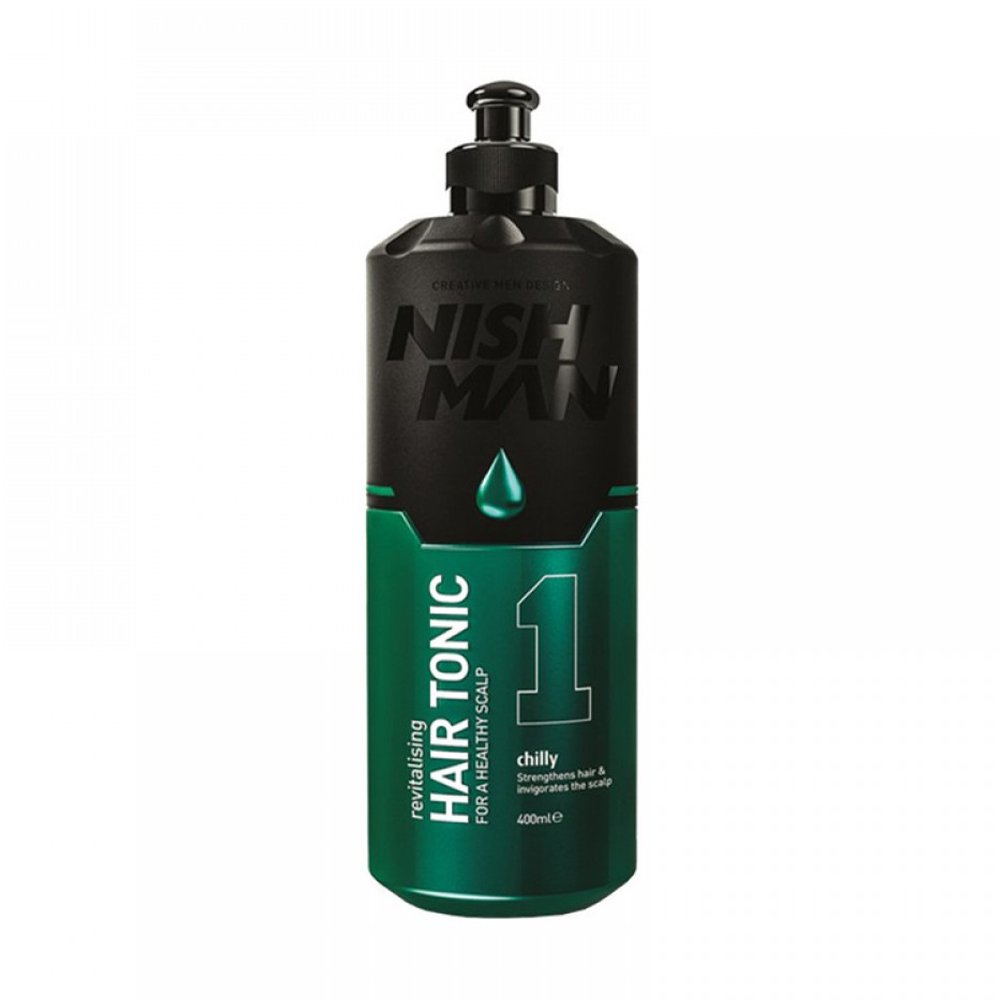 Чоловічий тонік для волосся Nishman No.1 Revitalizing Hair Tonic, 400 мл