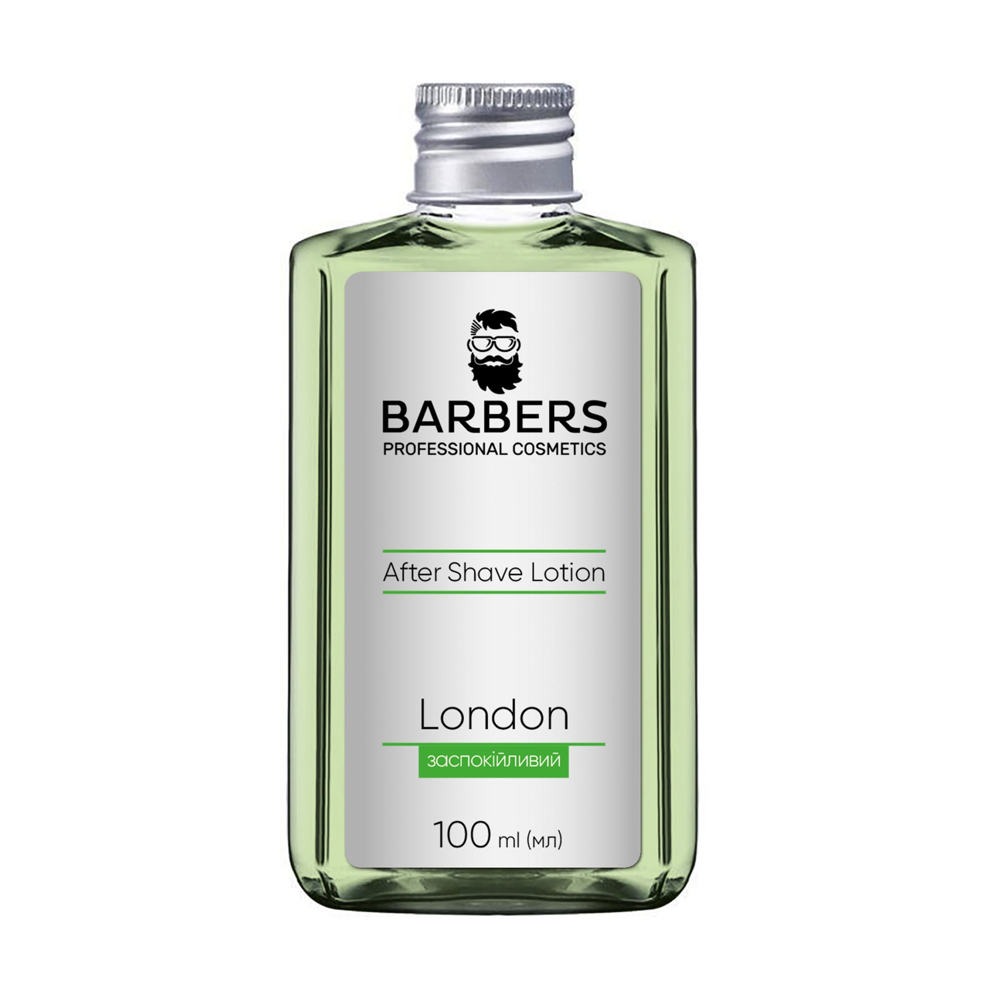 Чоловічий заспокійливий лосьйон після гоління Barbers London After Shave Lotion, 100 мл