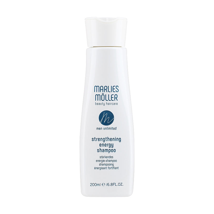 Чоловічий зміцнювальний шампунь для волосся Marlies Moller Men Unlimited Strengthening Energy Shampoo, 200 мл
