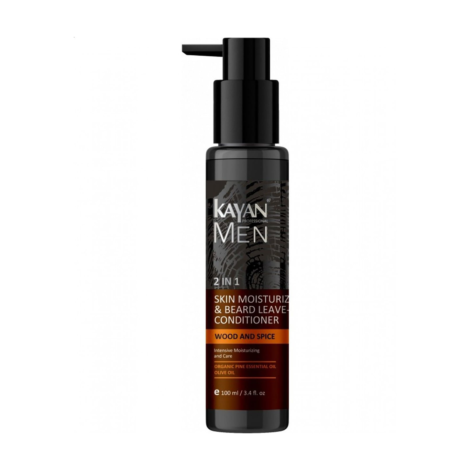 Чоловічий зволожувальний бальзам для обличчя та бороди 2 в 1 Kayan Professional Men Skin Moisturizing Face &amp; Beard, 100 мл