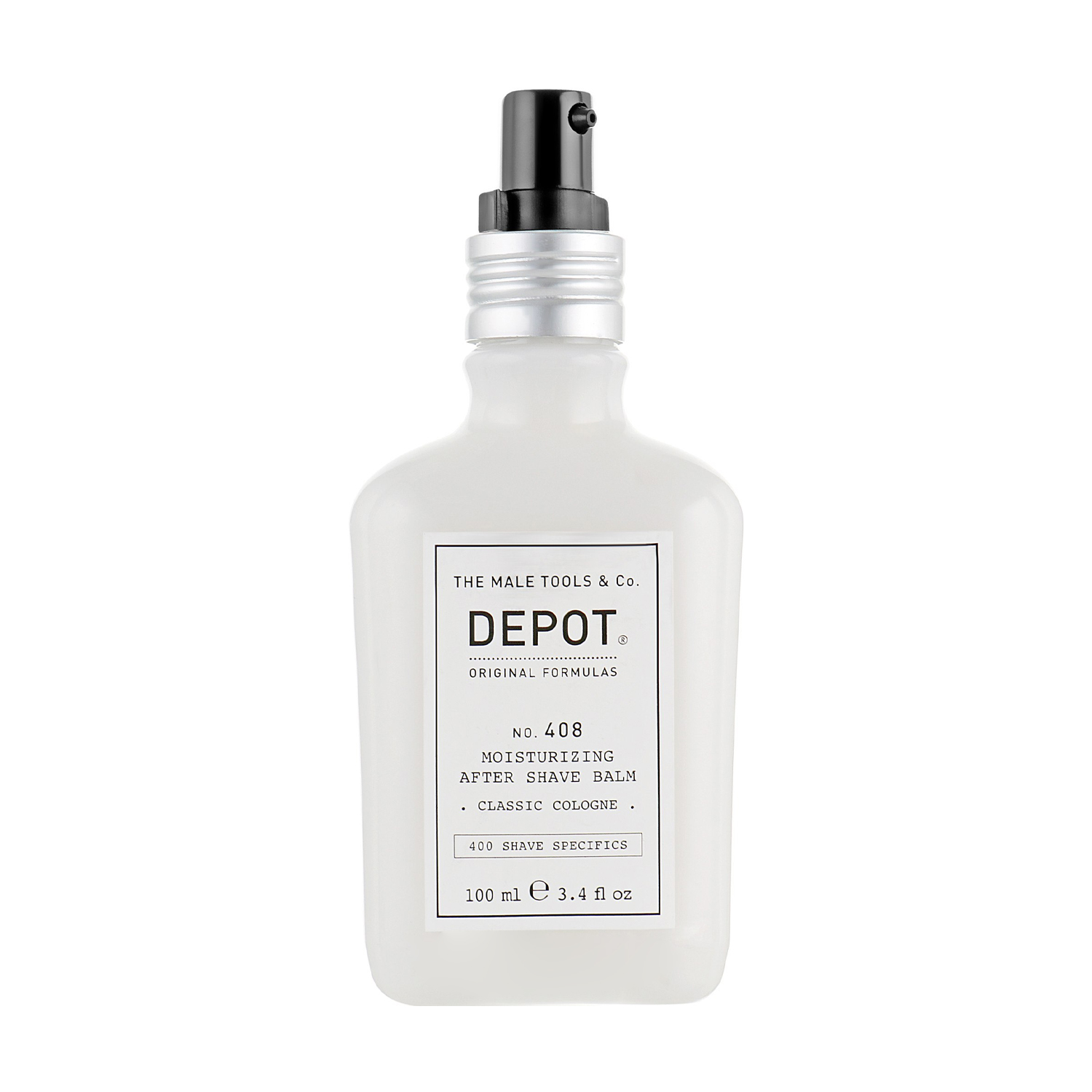 Чоловічий зволожувальний бальзам після гоління Depot 408 Moisturizing After Shave Balm Classic Cologne, 100 мл