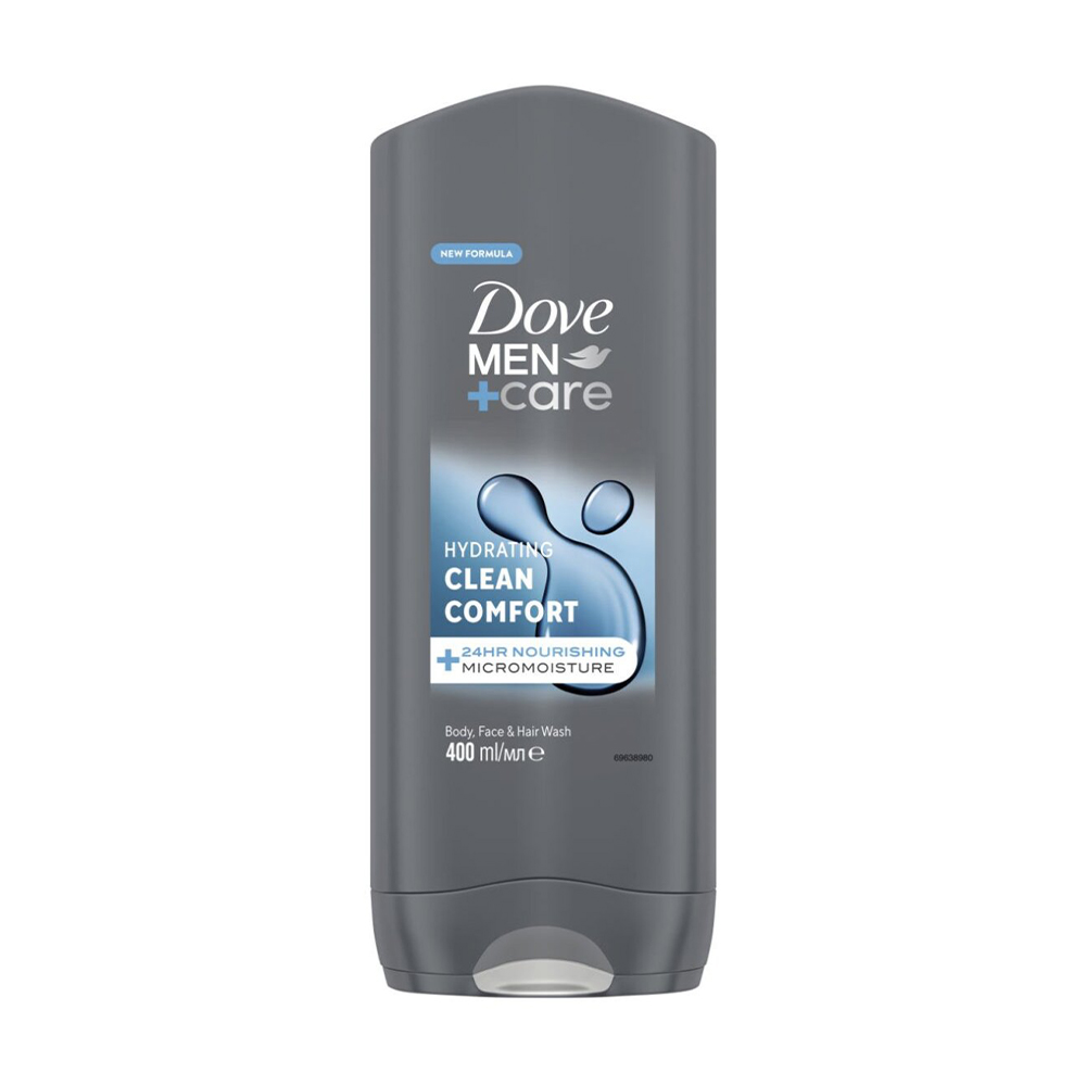 Чоловічий зволожувальний гель для душу Dove Men+Care Clean Comfort Чистота та комфорт, 400 мл