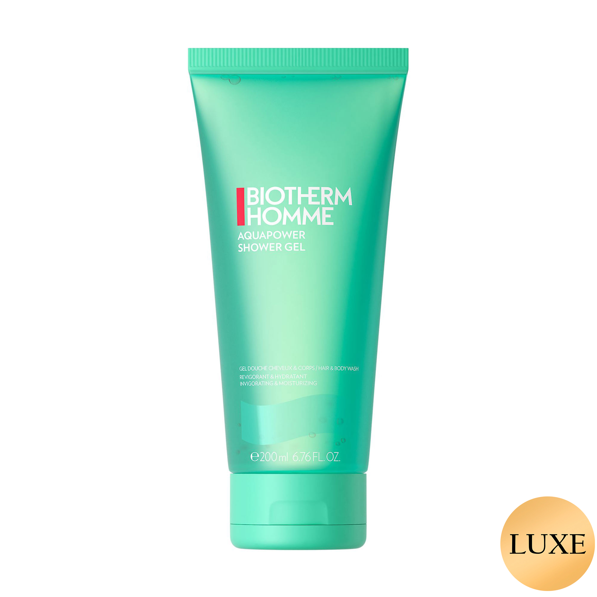 Чоловічий зволожувальний гель для душу, тіла та волосся Biotherm Homme Aquapower Shower Gel, 200 мл