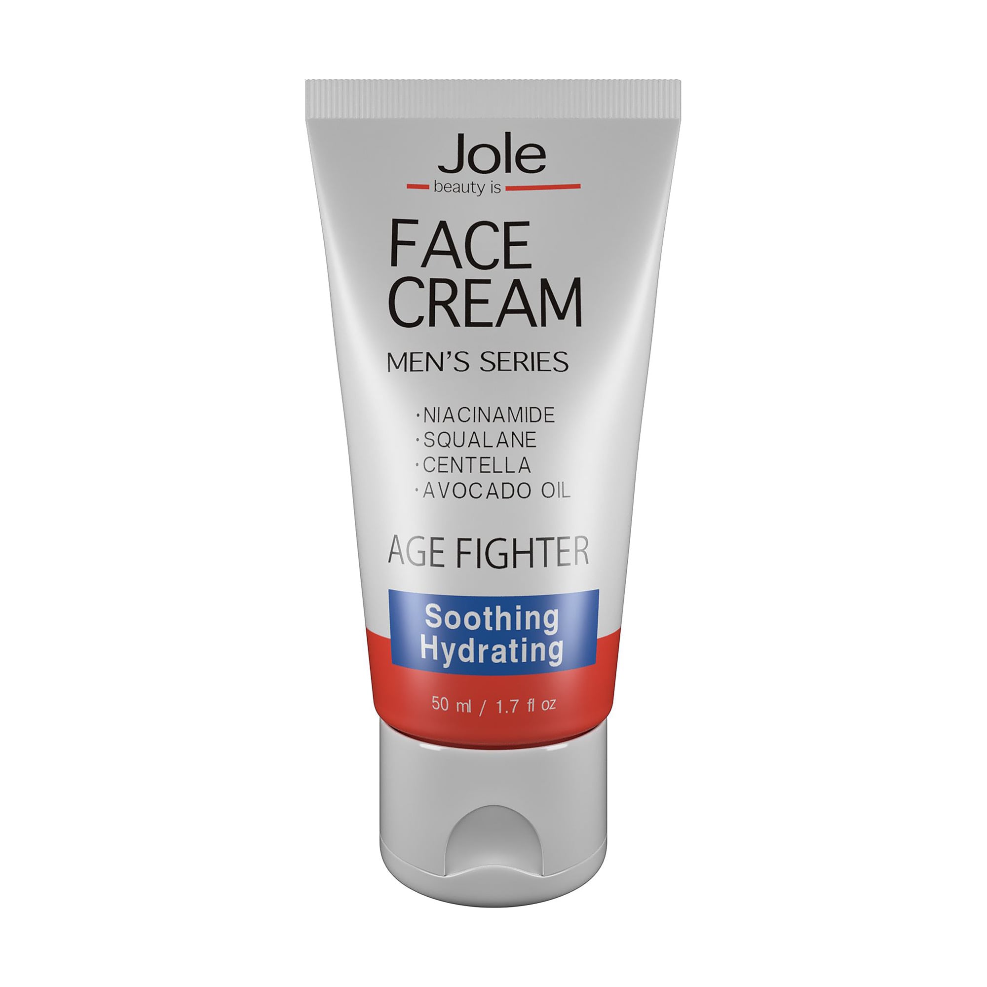 Чоловічий зволожувальний та заживляючий крем для обличчя Jole Hydrating &amp; Sooting Cream, 50 мл