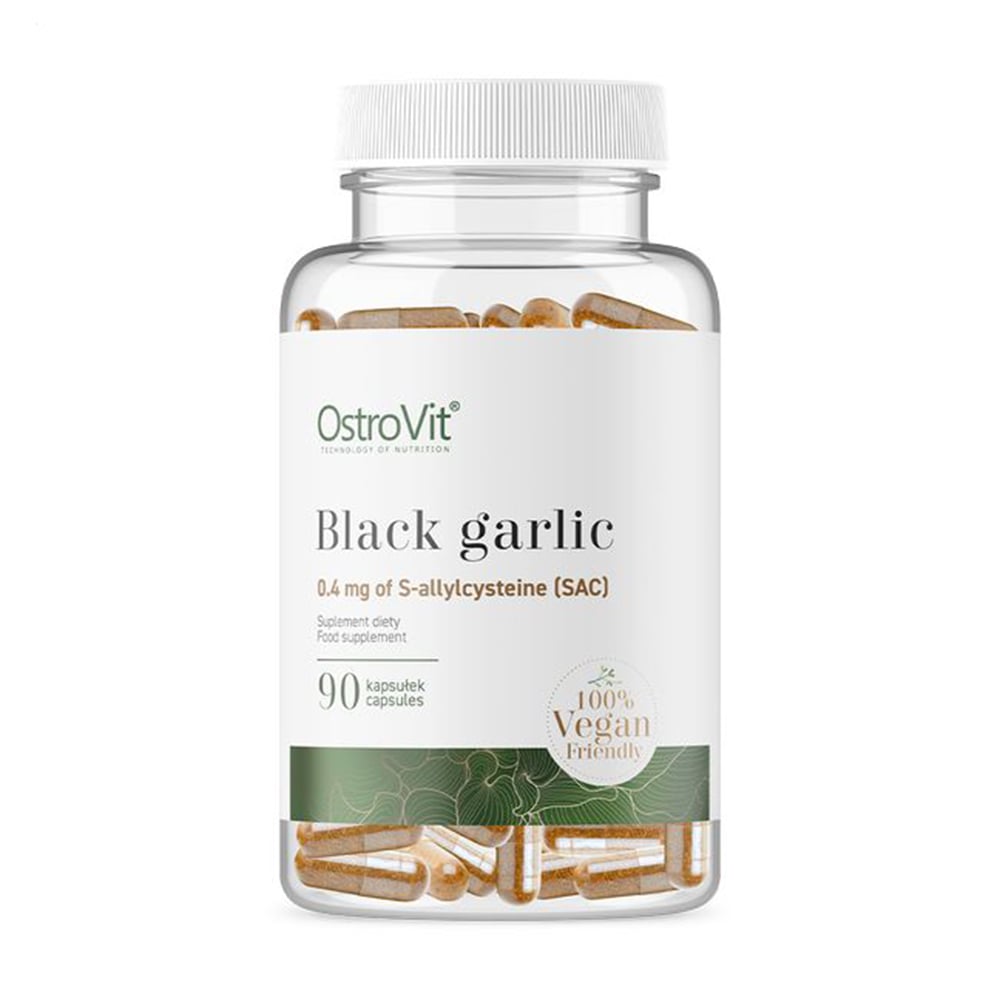 Чорний часник OstroVit Black Garlic Vege, 90 капсул